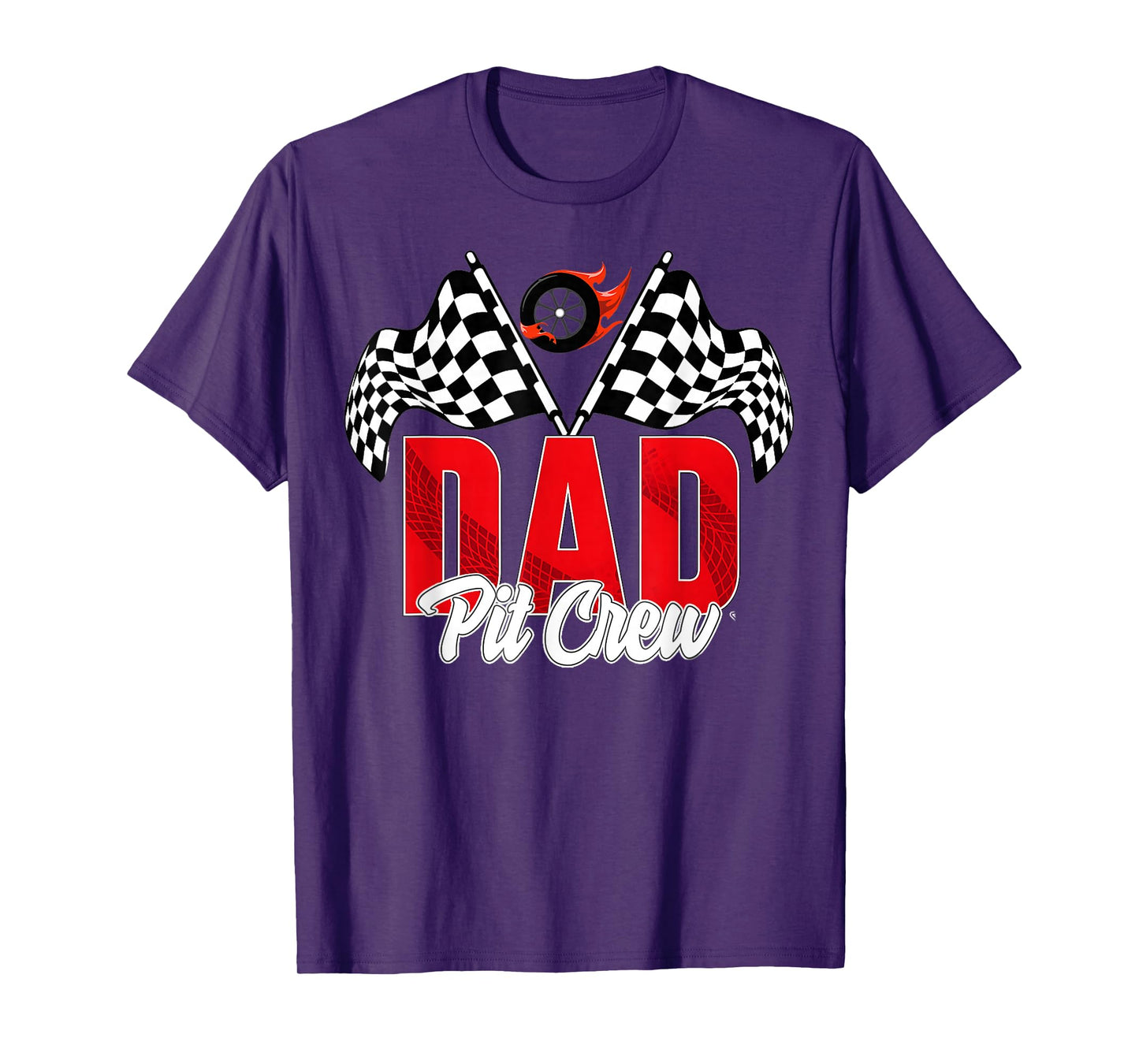 Race Car Birthday Party Racing Family Dad Pit Crew T-Shirt