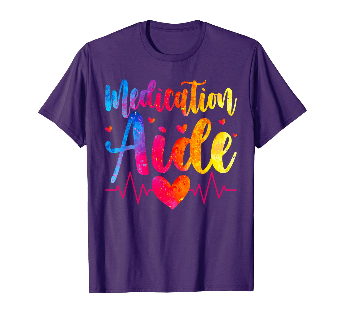 Medication Aide Heartbeat Medication Aides T-Shirt