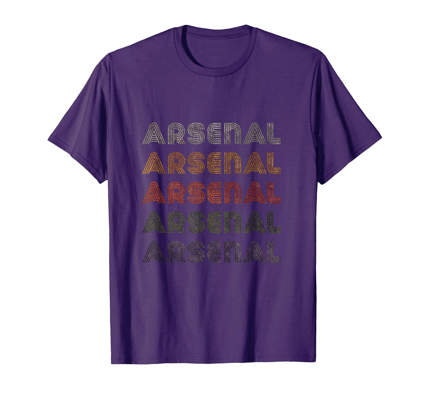 Love Heart Arsenal Tee Grunge Vintage Style Black Arsenal T-Shirt