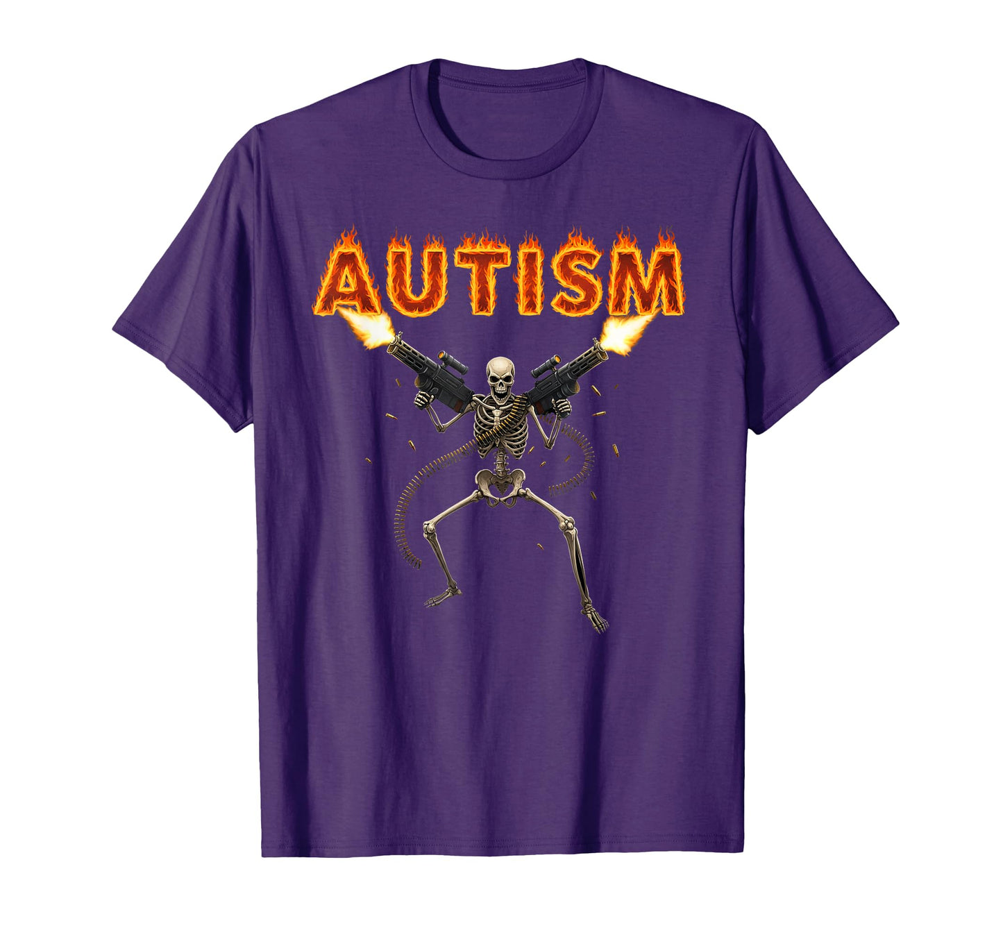 Autism Skeleton Funny Oddly Specific Meme Autistic Awareness T-Shirt