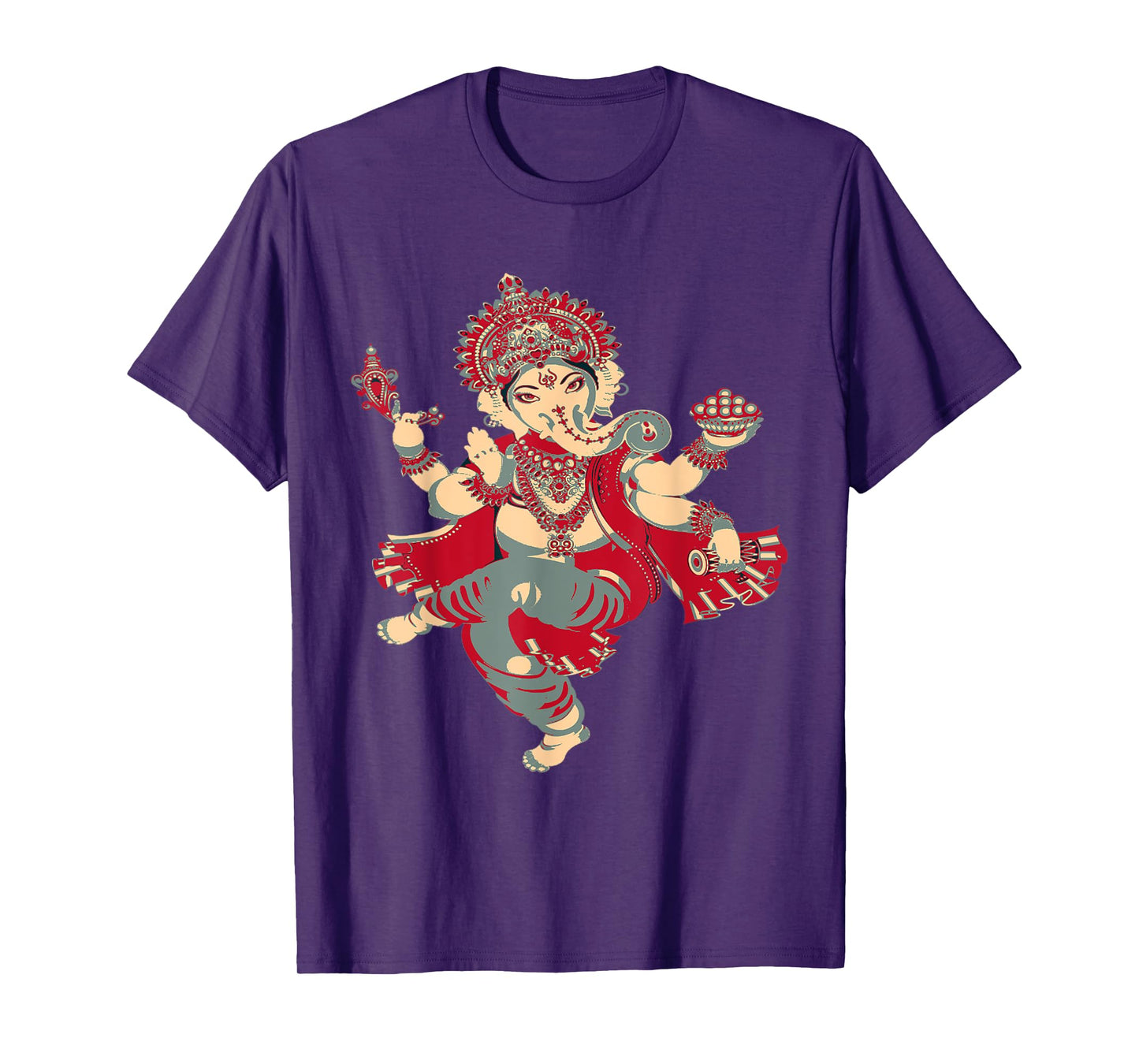 Yoga Shirts Spiritual Hindu God Ganesha T-Shirt Meditation T-Shirt