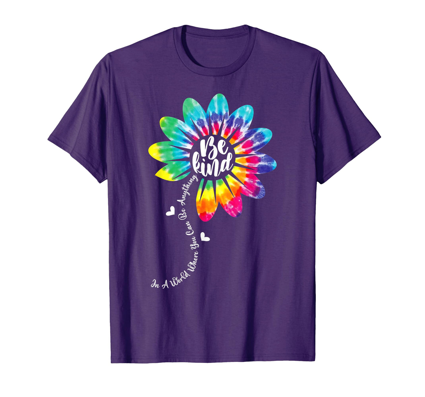 UNITY DAY Orange Anti Bullying Be Kind Kindness Tie Dye T-Shirt