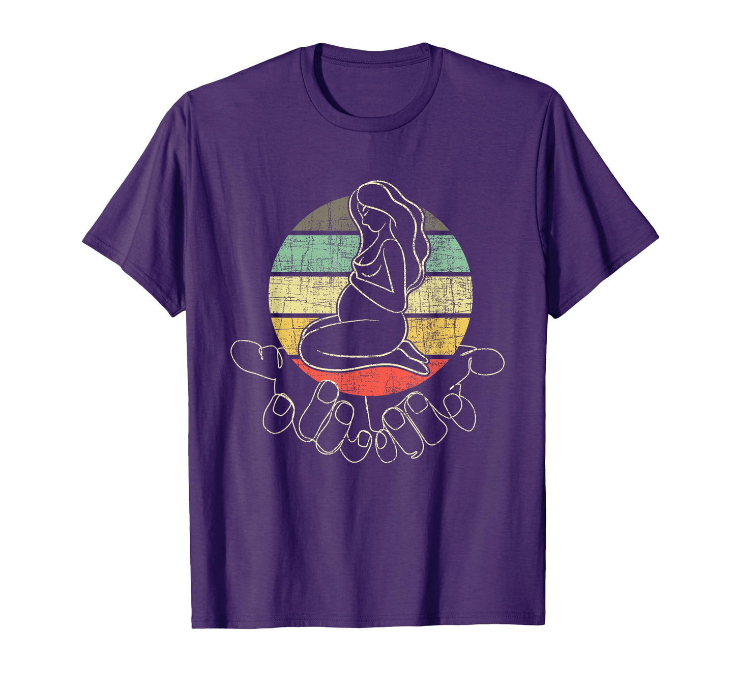 Retro Doula Midwifery - Midwives Childbirth Labor Assistant T-Shirt