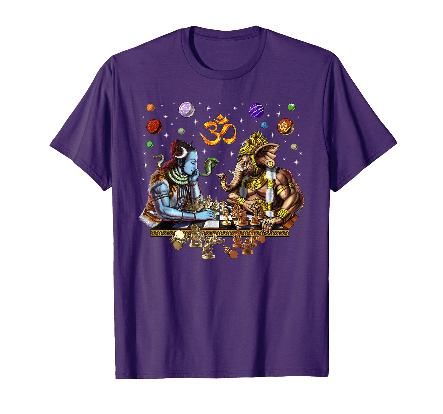 Lord Shiva Ganesha Hindu God Hinduism Gods Spiritual Om T-Shirt