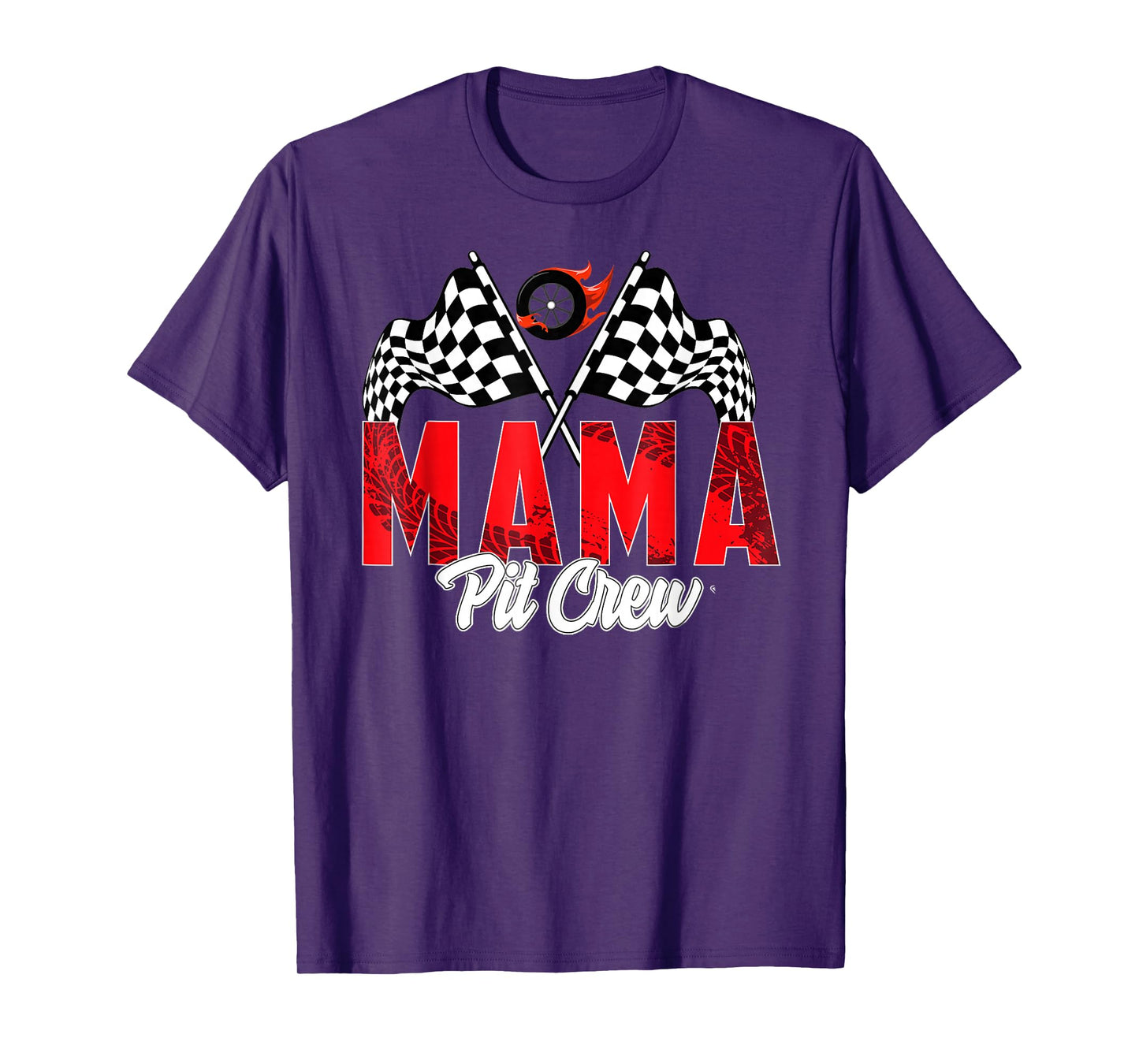 Race Car Birthday Party Racing Family Mama Pit Crew T-Shirt