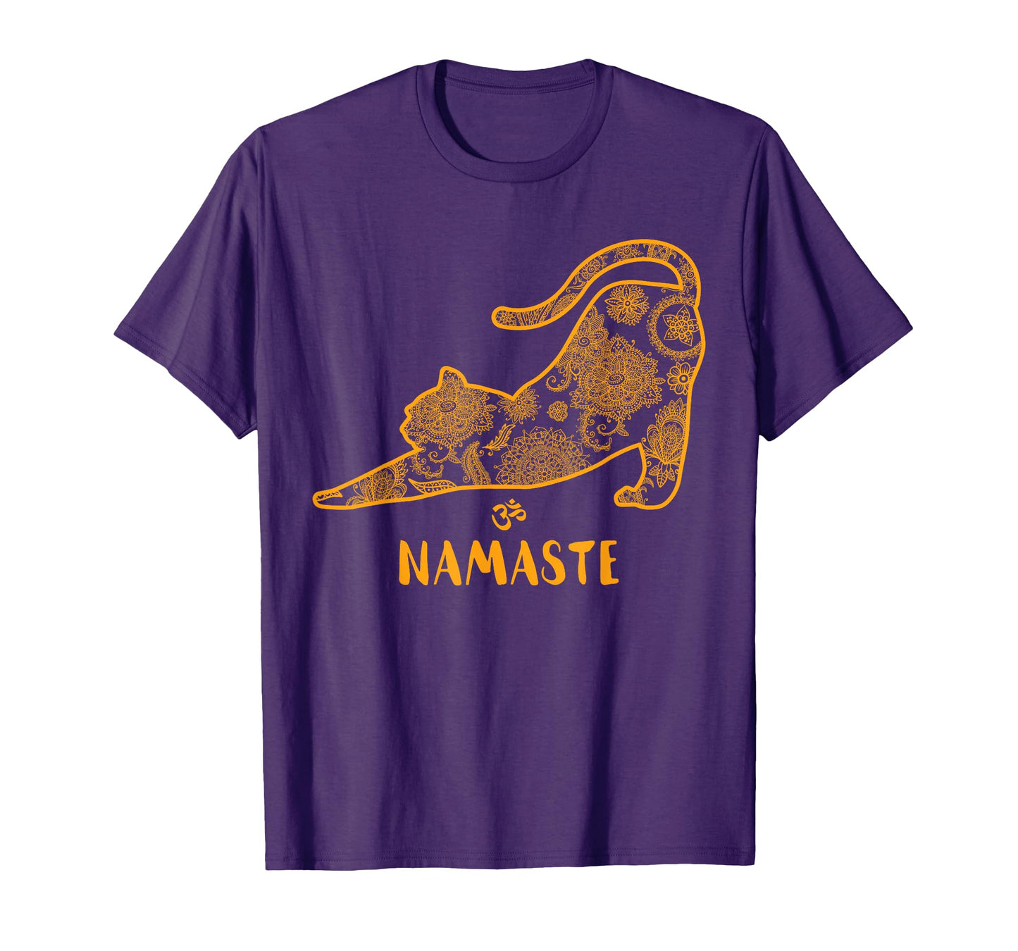 Cat Yoga Namaste OM - Funny Yoga Gift Men Women Girls Kids T-Shirt