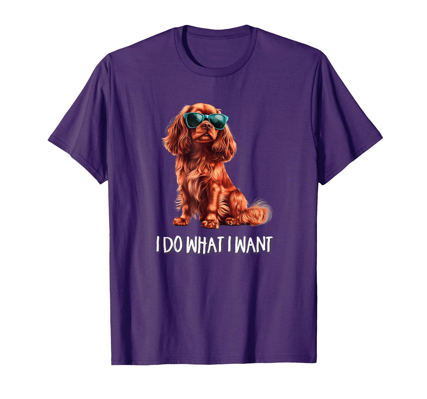 Funny What I Want Ruby Cavalier King Charles Spaniel Lover T-Shirt