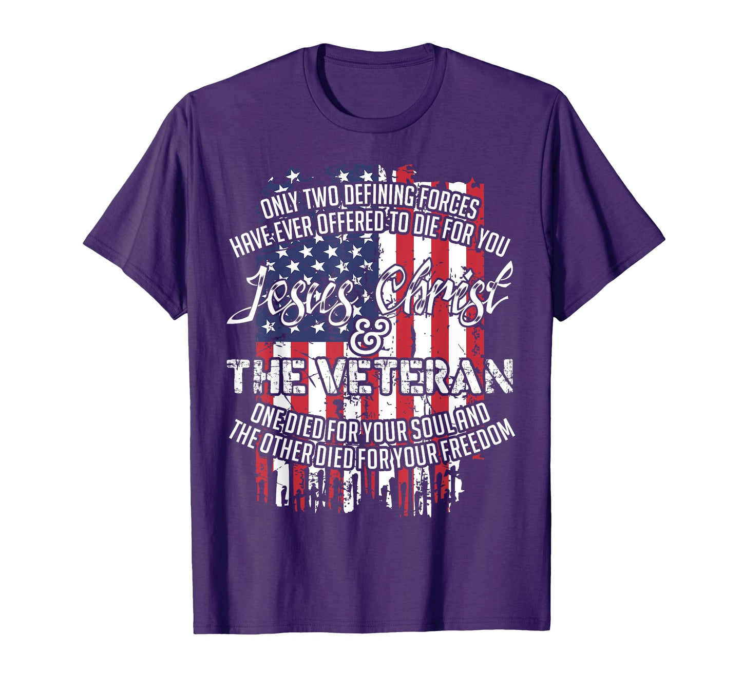 Jesus Christ And The Veteran T-Shirt Tshirt T-Shirt