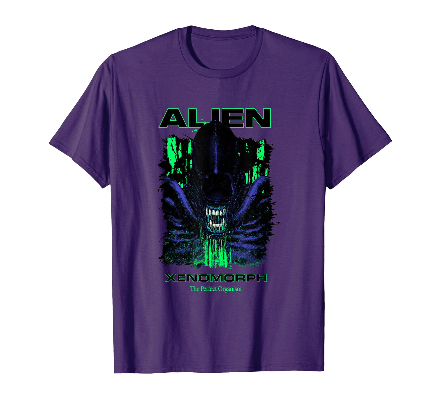 Alien Neon Xenomorph The Perfect Organism T-Shirt