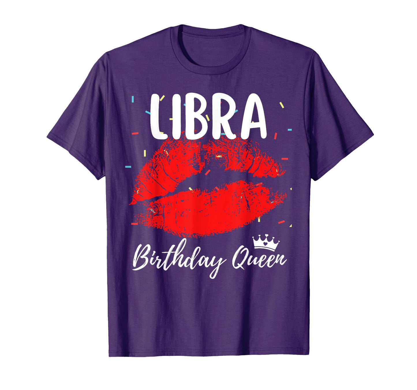 Libra Birthday Queen Libra Zodiac Sign September October T-Shirt