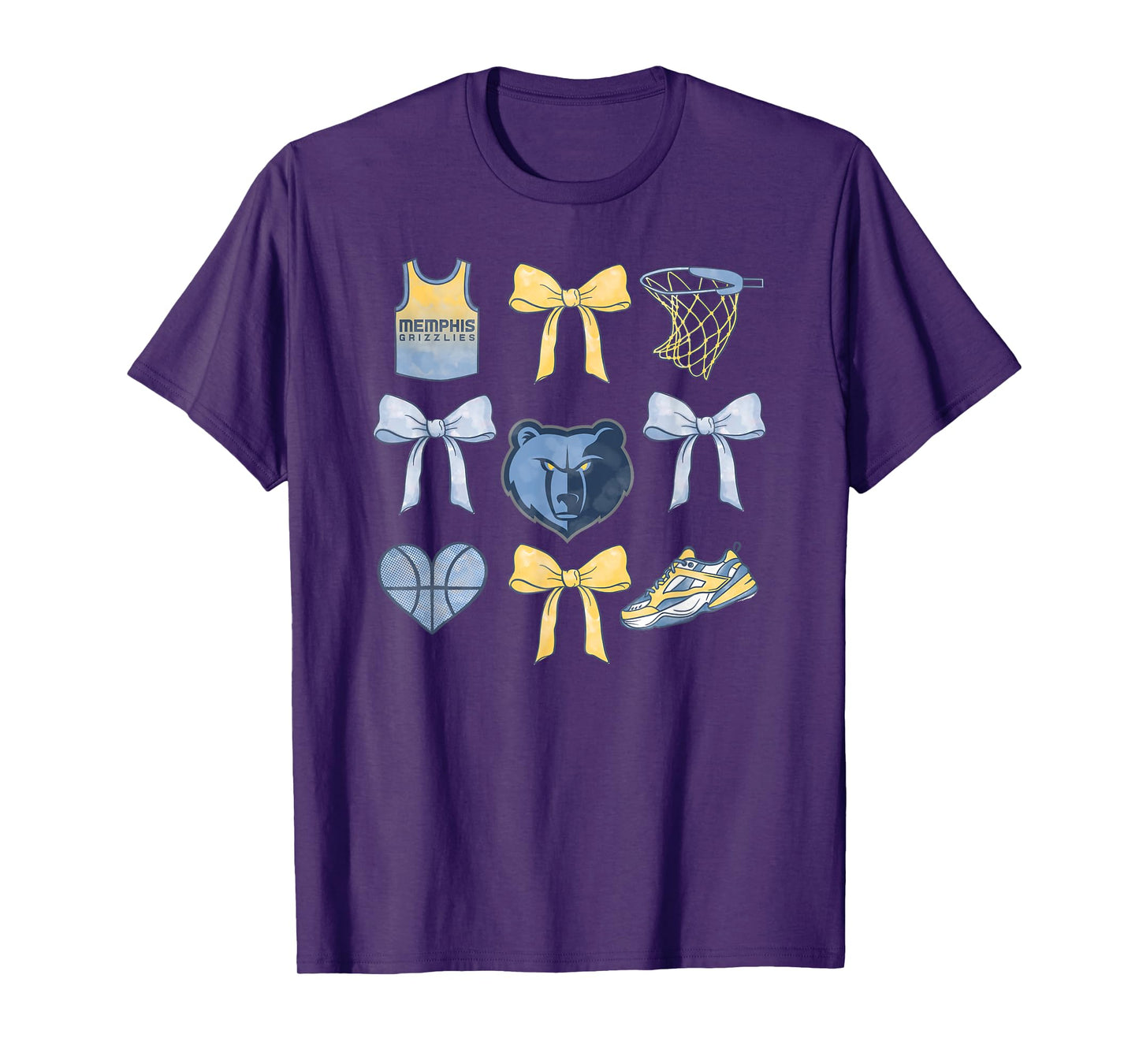 NBA Memphis Grizzlies Bow Grid T-Shirt