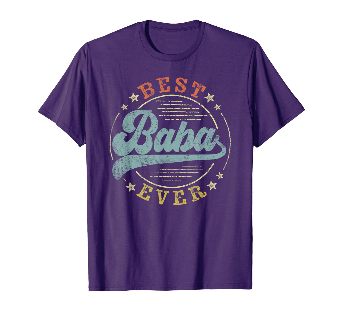 Best Baba Ever Father's Day Baba Gifts Vintage Emblem T-Shirt