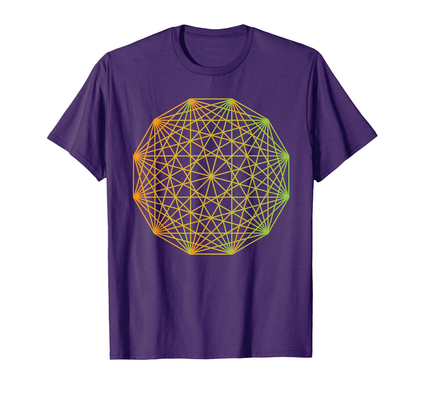 Tesseract Sacred Geometry Yoga Yantra Magic Symbol T-Shirt