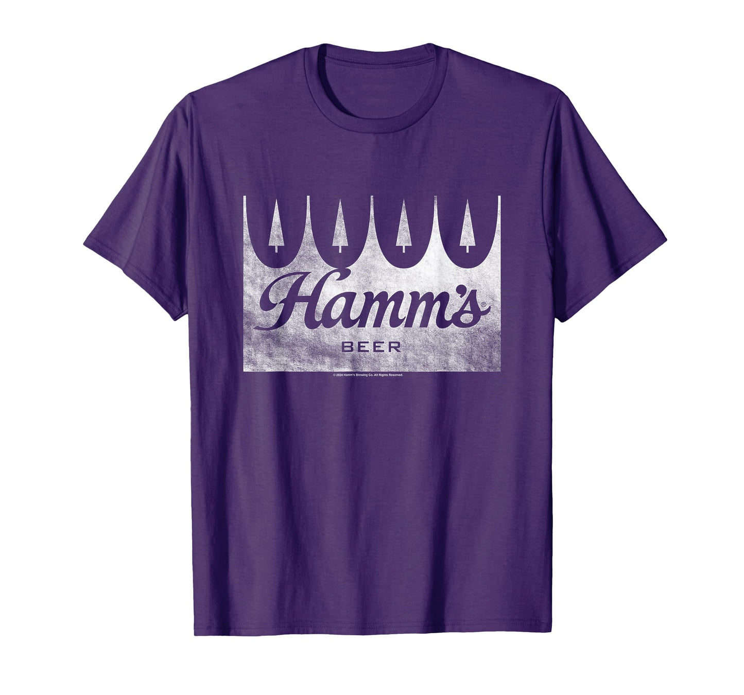 Hamm's Distressed Wood Sign Beer Badge T-Shirt