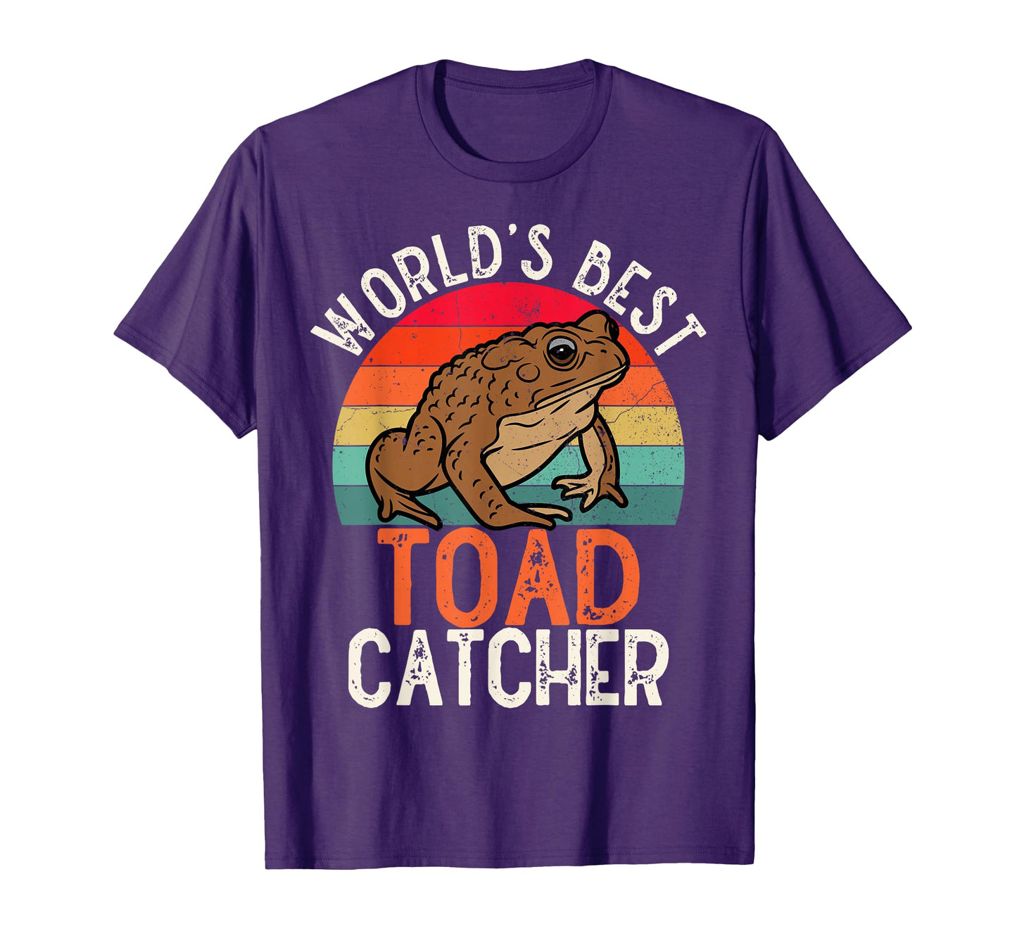 Worlds Best Toad Catcher Kids Boy Funny Amphibian Toad T-Shirt
