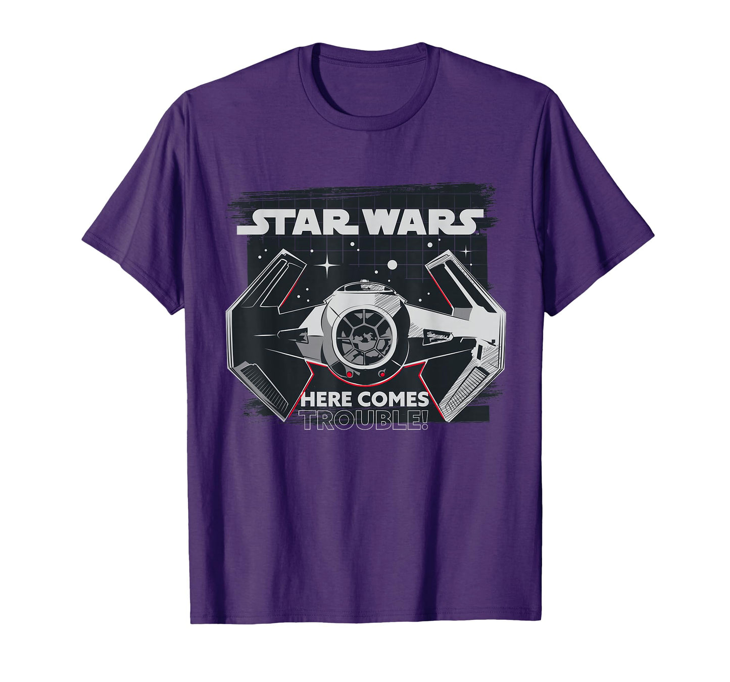 Star Wars Classic Empire TIE Fighter Here Comes Trouble T-Shirt