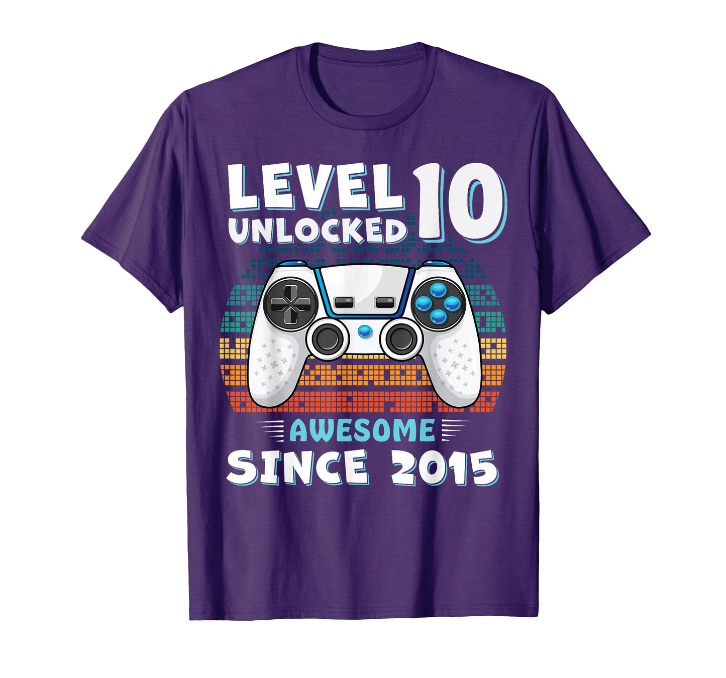 10 Year Old BDay Decorations Son Boy 10yr 2015 10th Birthday T-Shirt