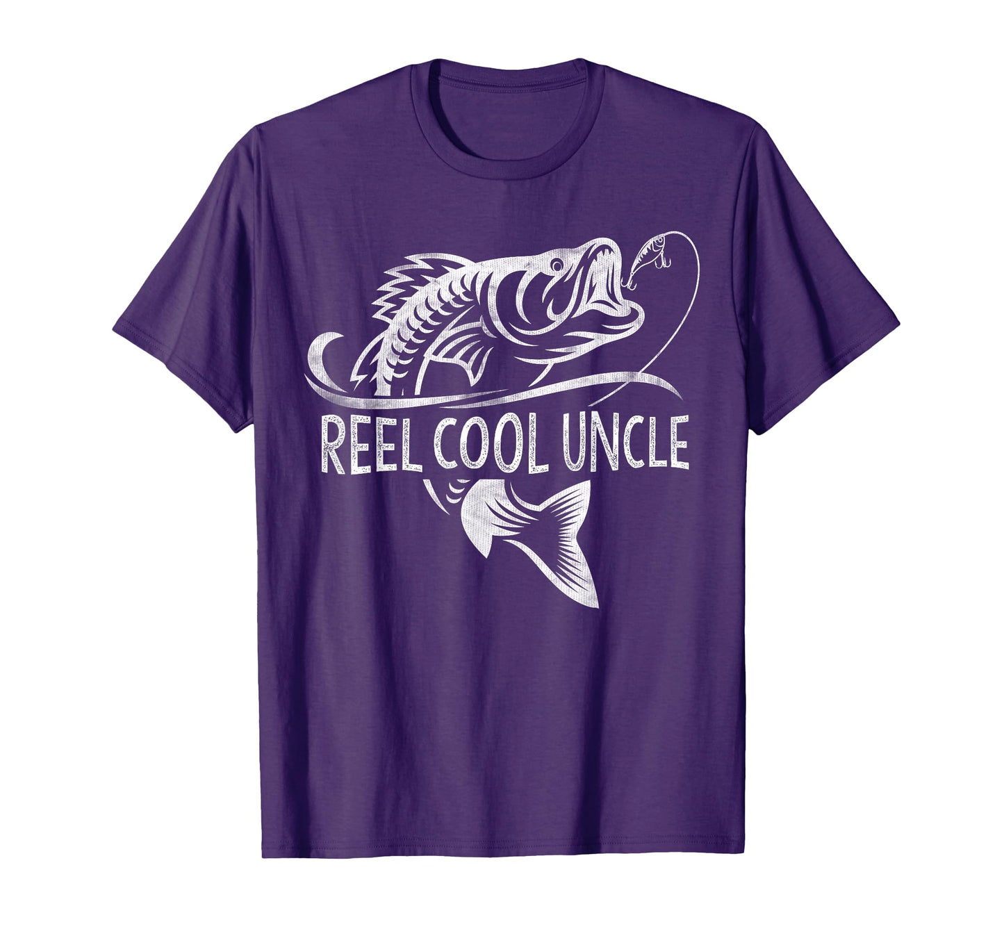 Reel Cool Uncle Fishing Gifts Uncle Father's Day T-Shirt