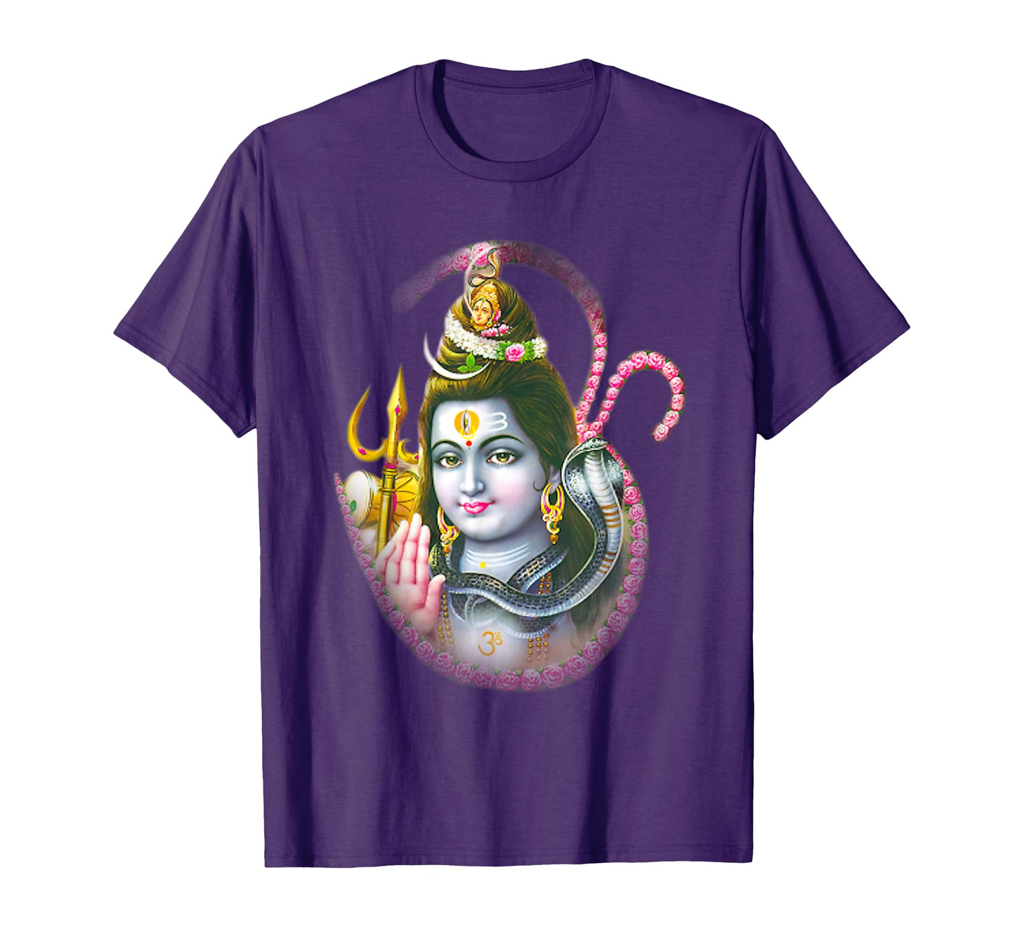 Yoga Shirts Spiritual Hindu God Krishna T-Shirt Meditation T-Shirt