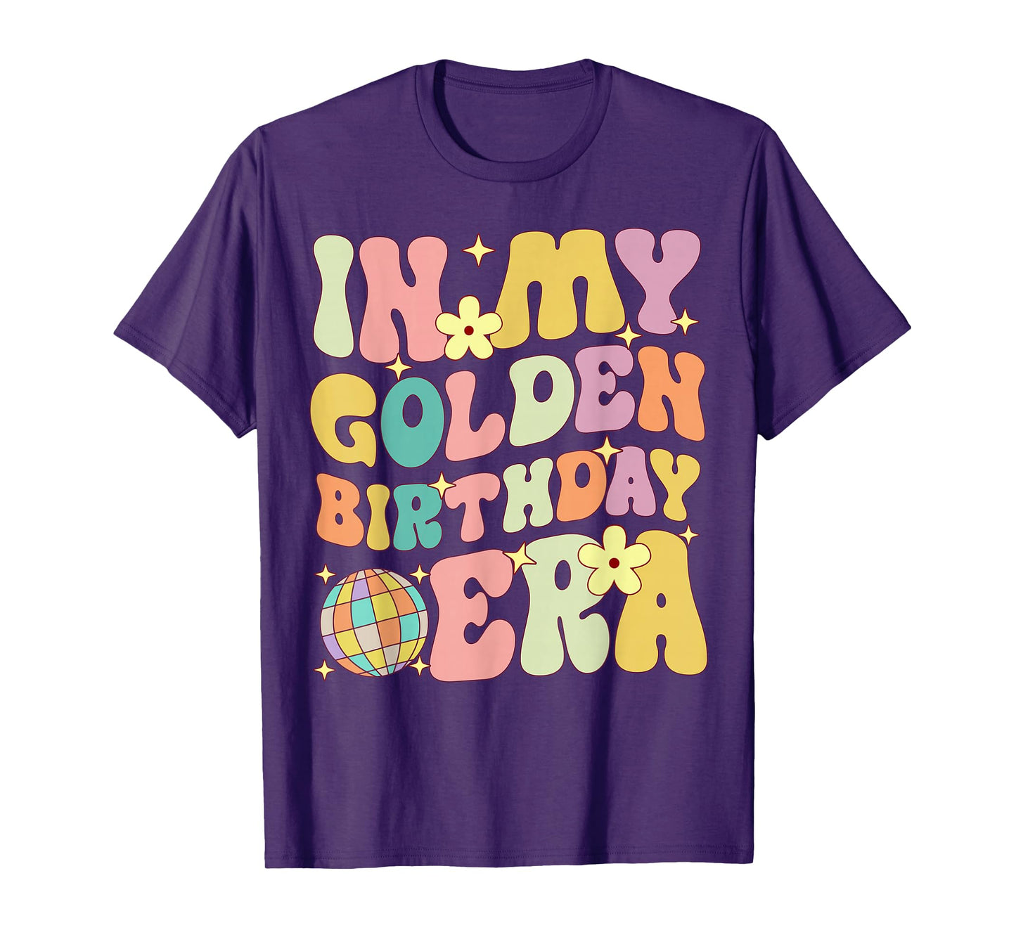 In My Golden Birthday Era Girl Women Kids Groovy T-Shirt