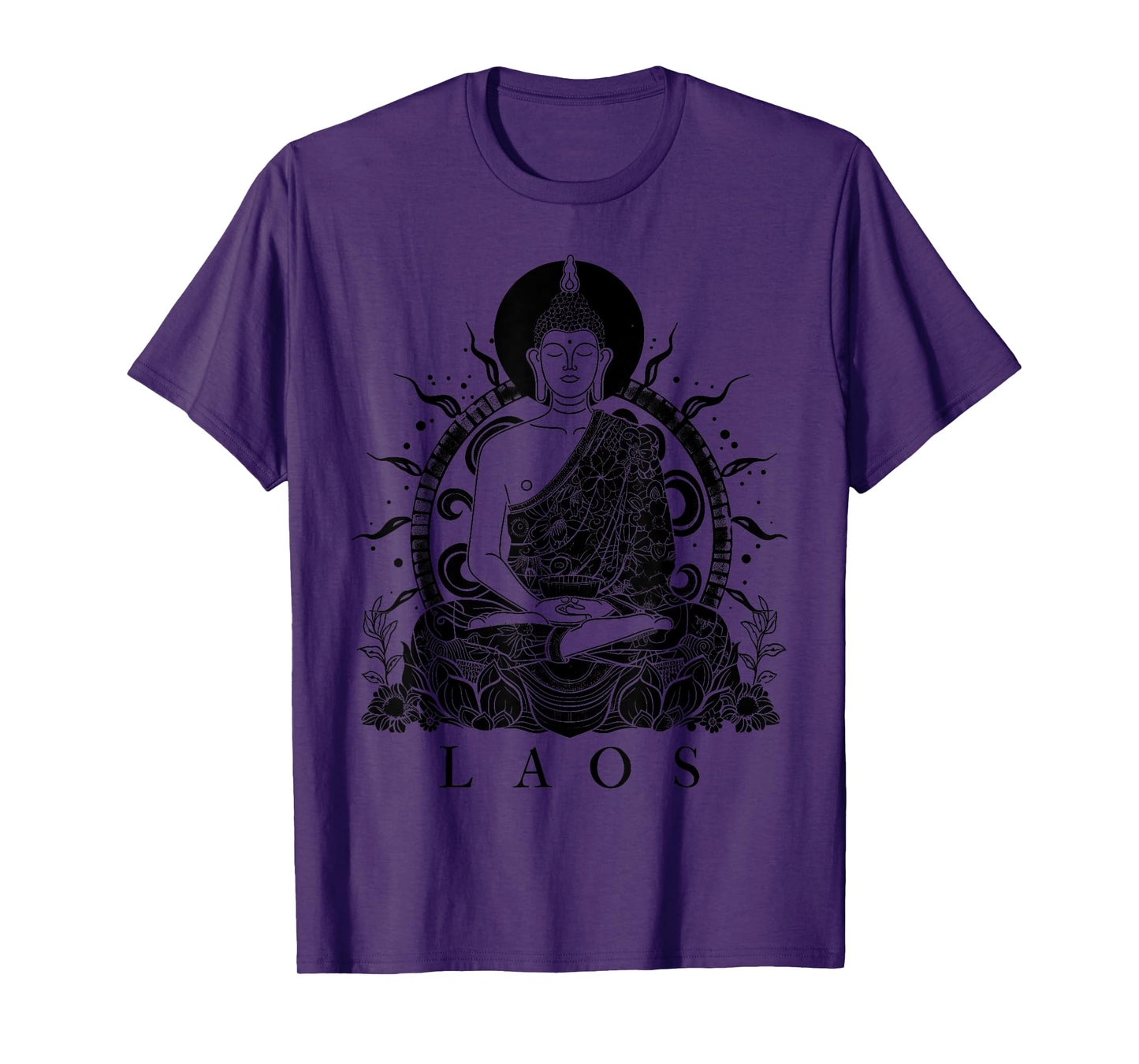 We Love Laos - Buddha Co. Laos Buddha Vintage Buddhist Souvenir T-Shirt