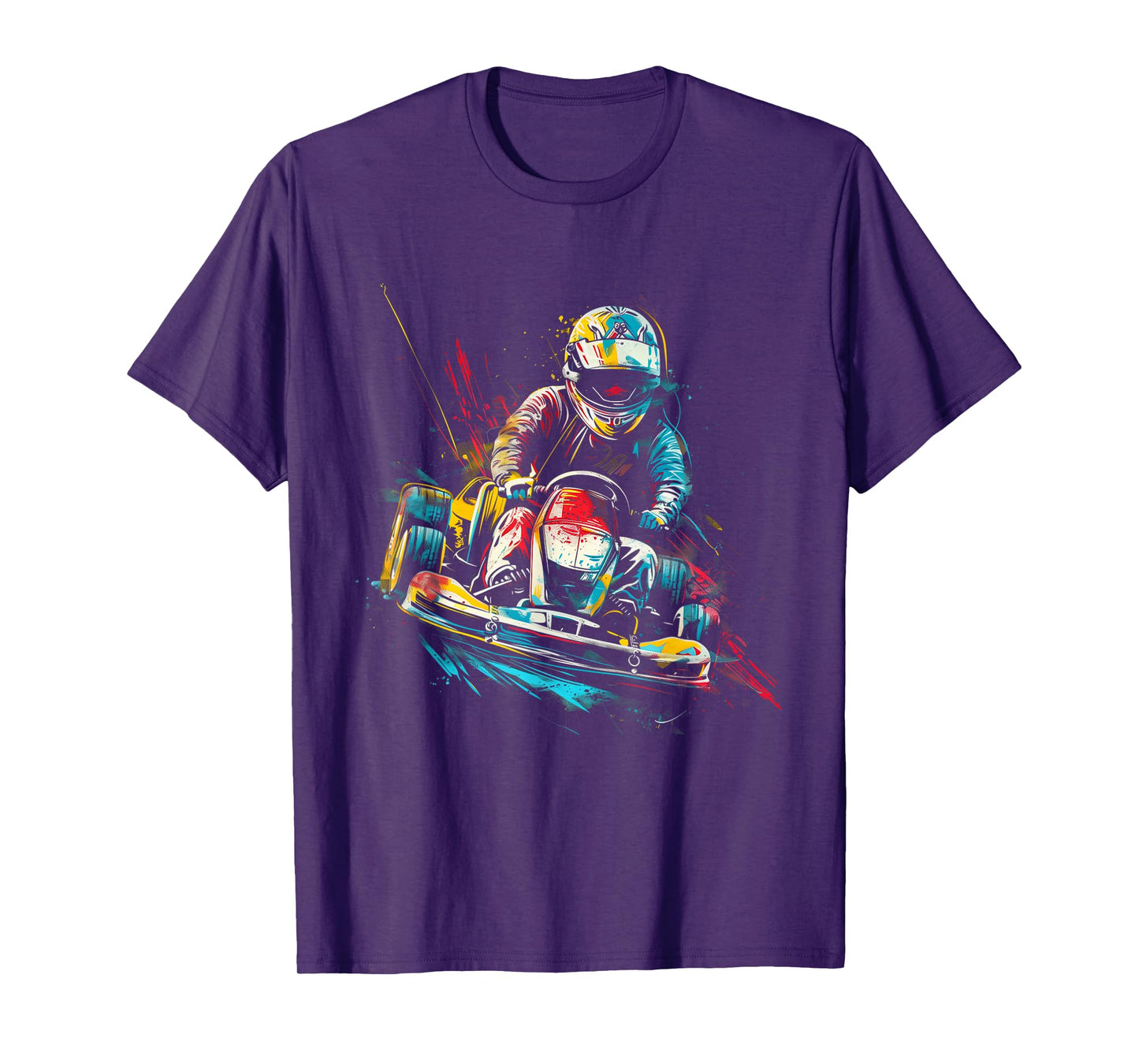 Go Kart Racing Boys Kids Racer T-Shirt