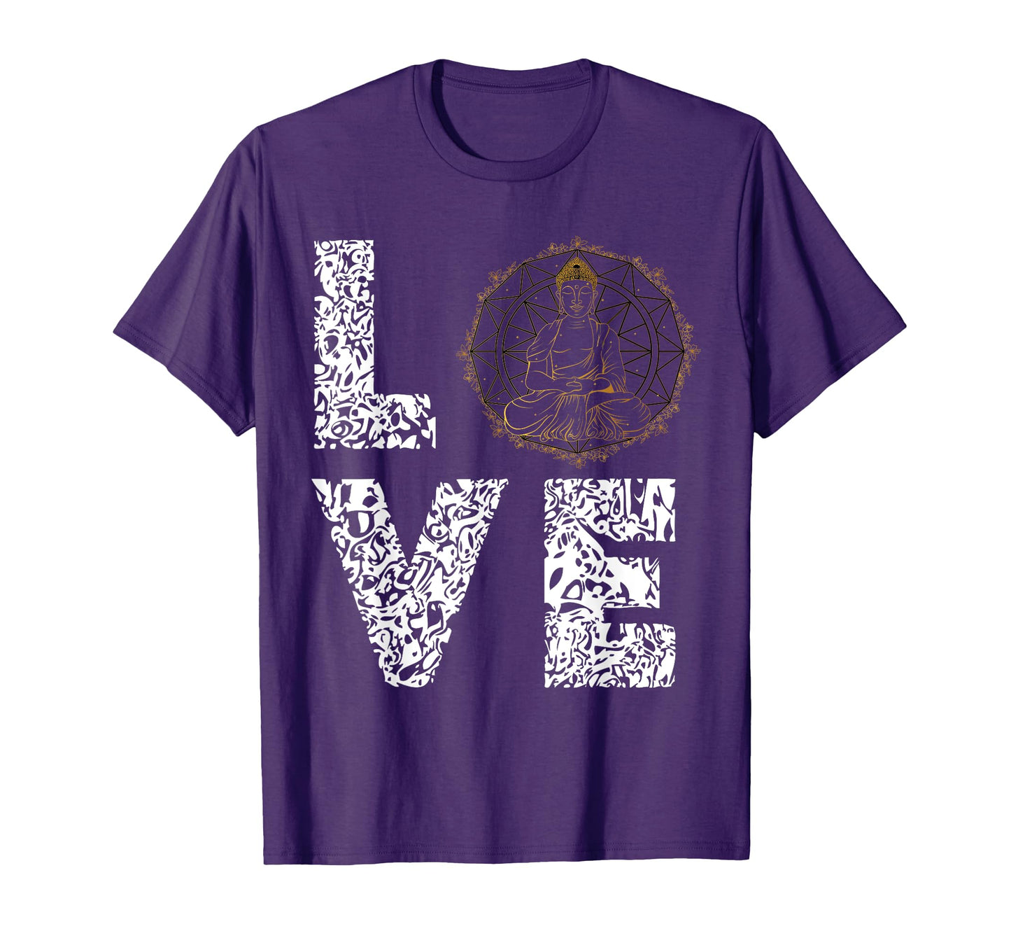 Buddha Love Buddhism Gautama Buddhist Festival Diwali Dhyana T-Shirt