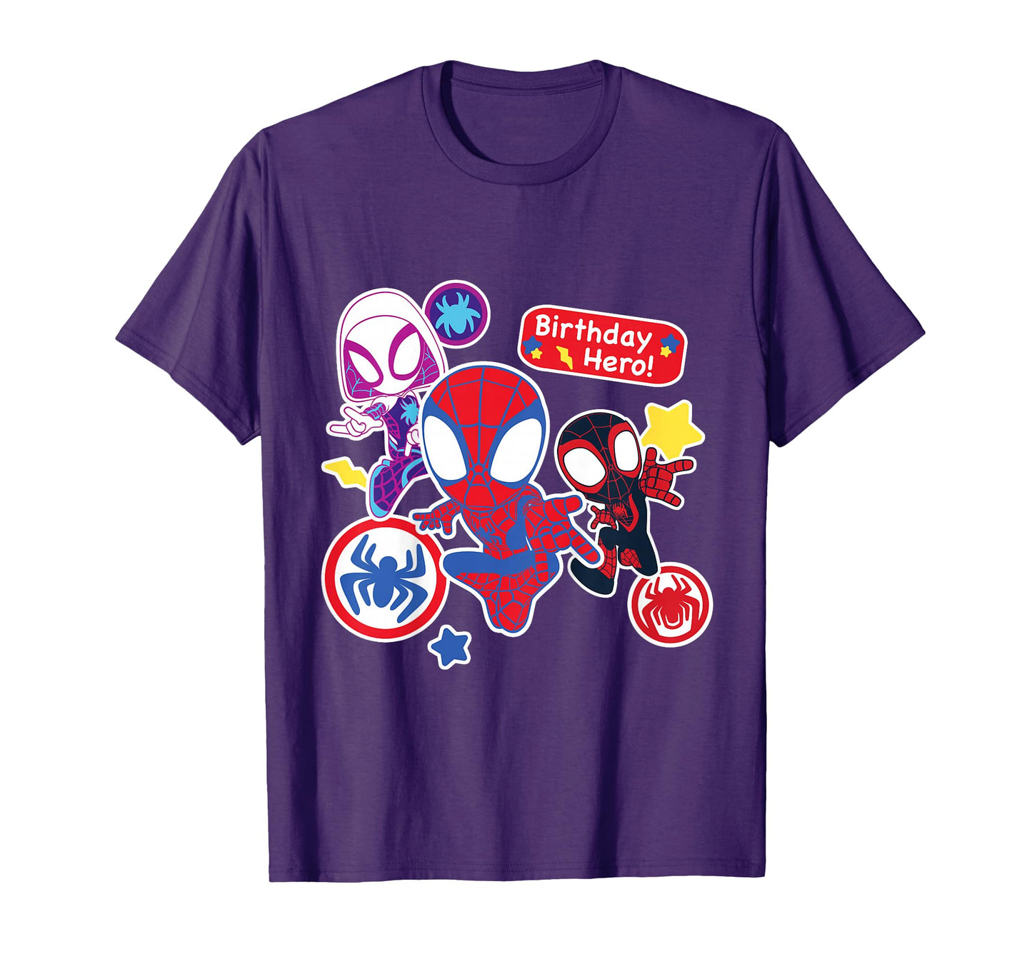 Marvel Spidey and His Amazing Friends Birthday Hero T-Shirt