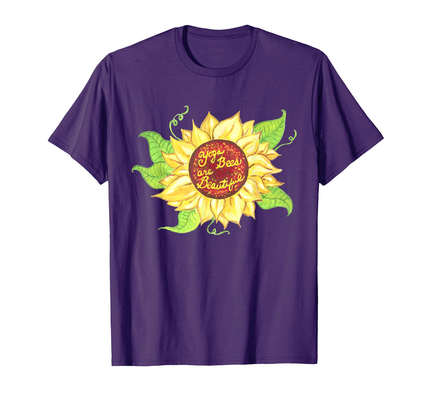 Yoga Bees Sunflower T-Shirt