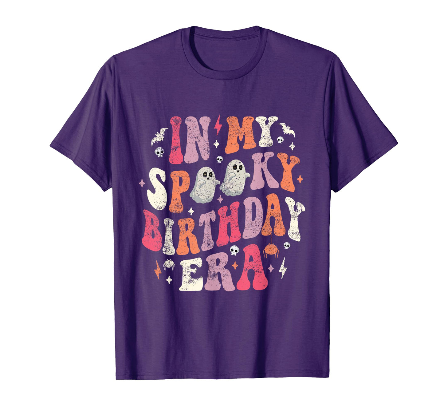 In My Spooky Birthday Era Funny Spooky Halloween Birthday T-Shirt