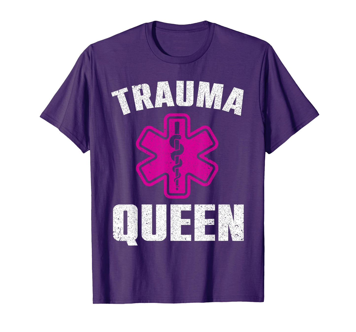 Funny Trauma Queen Art For Paramedic Women EMT Lover Girls T-Shirt