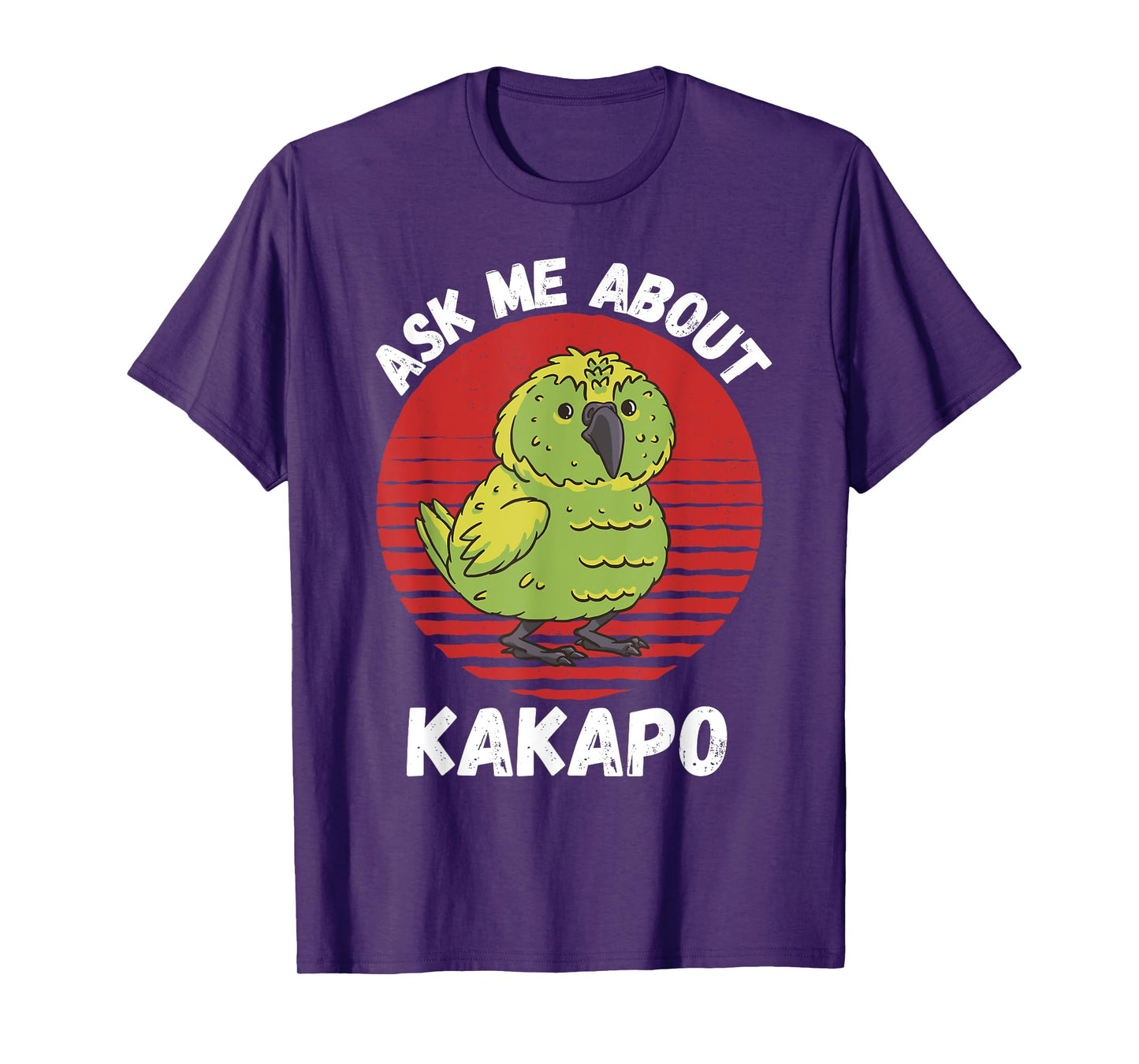 Retro Kakapo Ask Me About Kakapo Bird Lover T-Shirt
