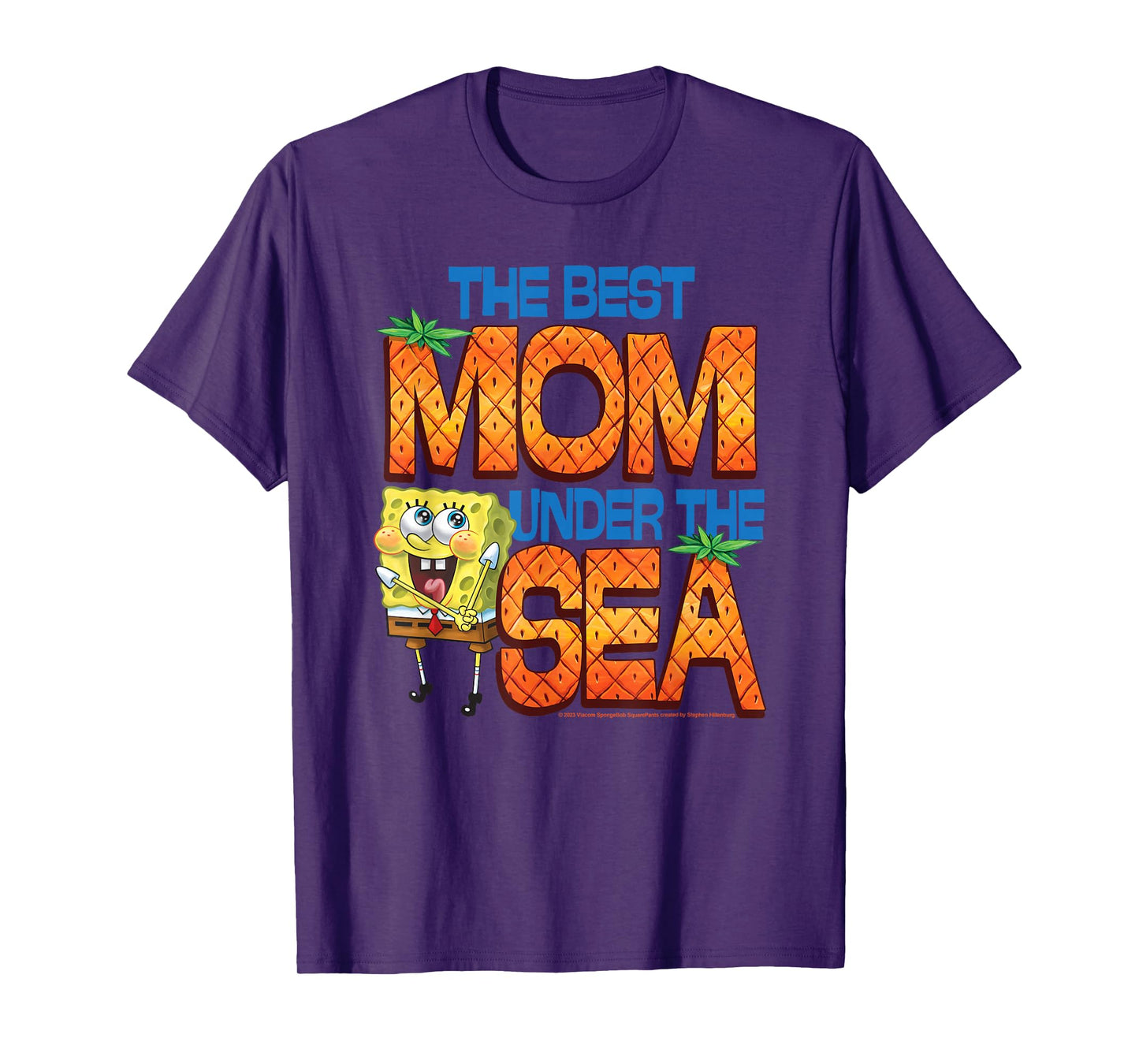 SpongeBob SquarePants Mother's Day Best Mom Under the Sea T-Shirt