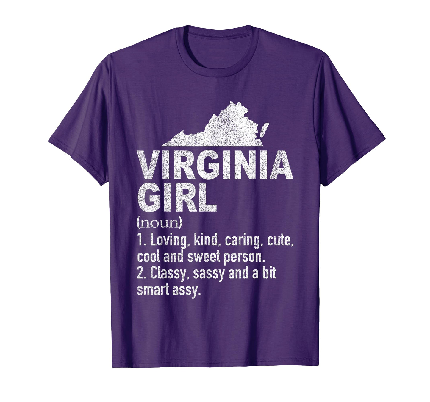 Virginia Girl Definition Funny Hometown Home Virginia T-Shirt