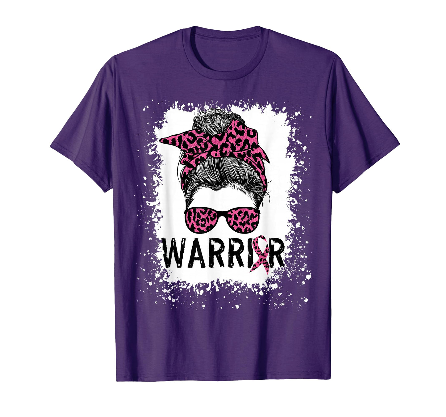 Warrior Breast Cancer Shirts Awareness Support Pink Ribbon T-Shirt