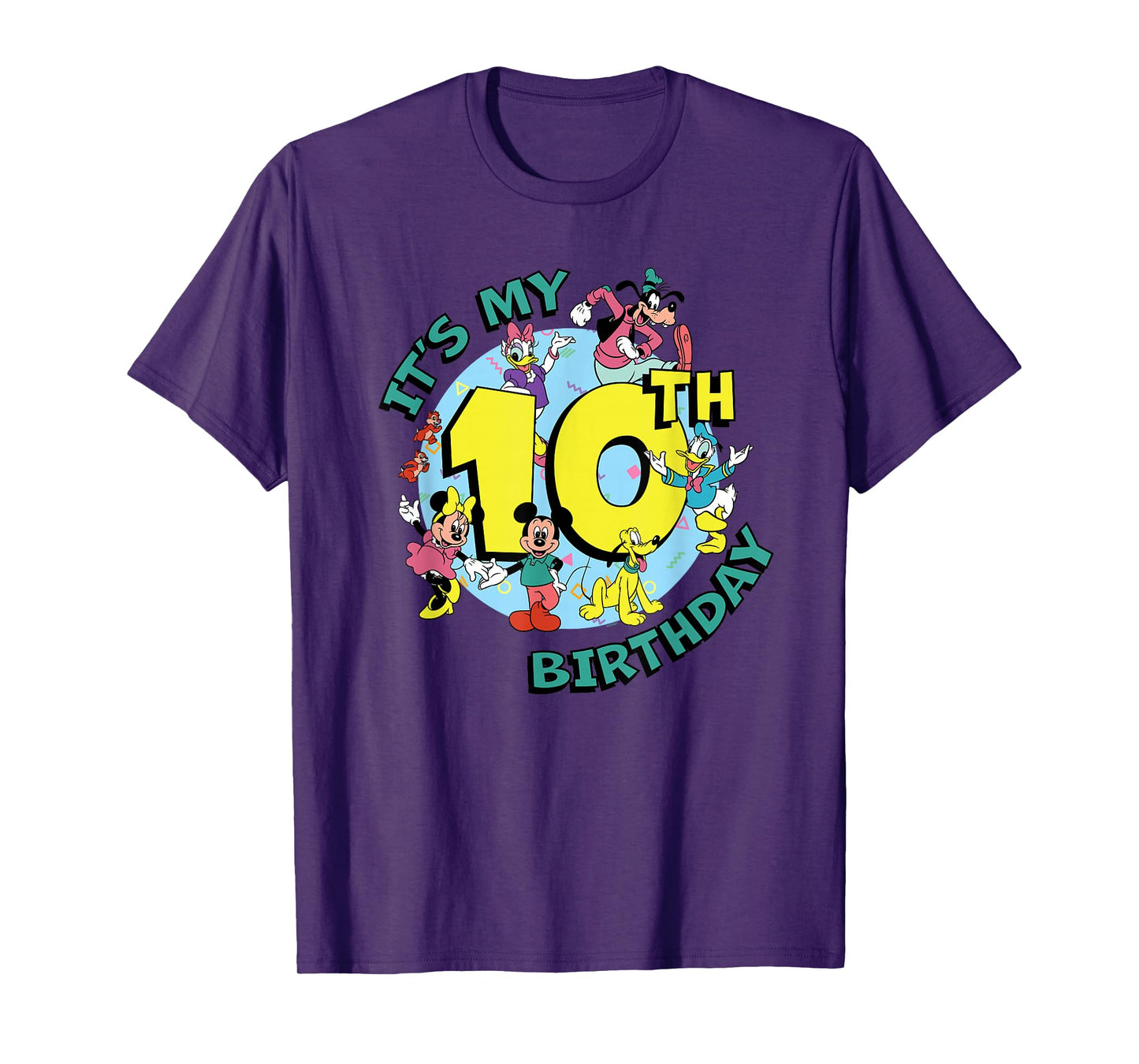 Disney Mickey and Friends It's My Tenth 10th Birthday T-Shirt