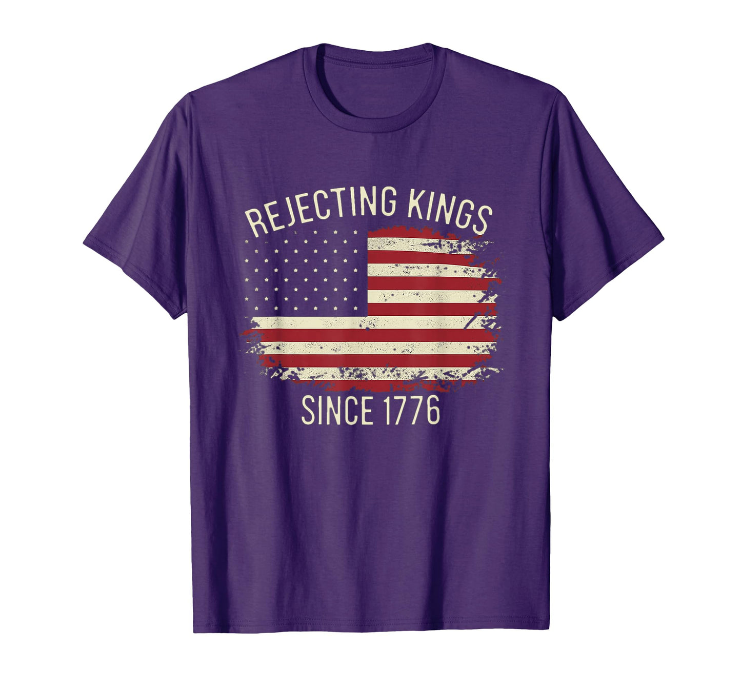 No Kings Vintage Patriotic Freedom Liberty Usa Liberty T-Shirt