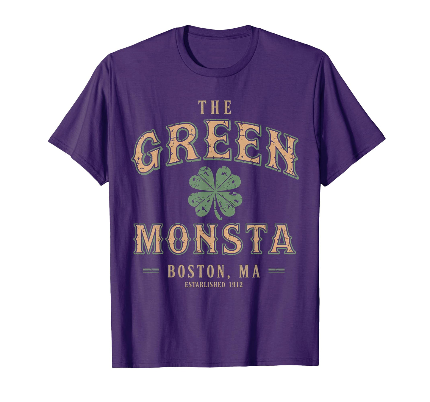 The Green Monsta Outfits St Patricks Day | Boston Name Proud T-Shirt