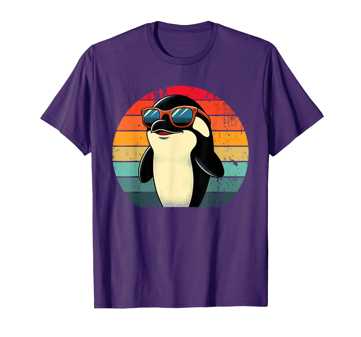 Pool Party Retro Orca Men Women Kids Funny Orca T-Shirt