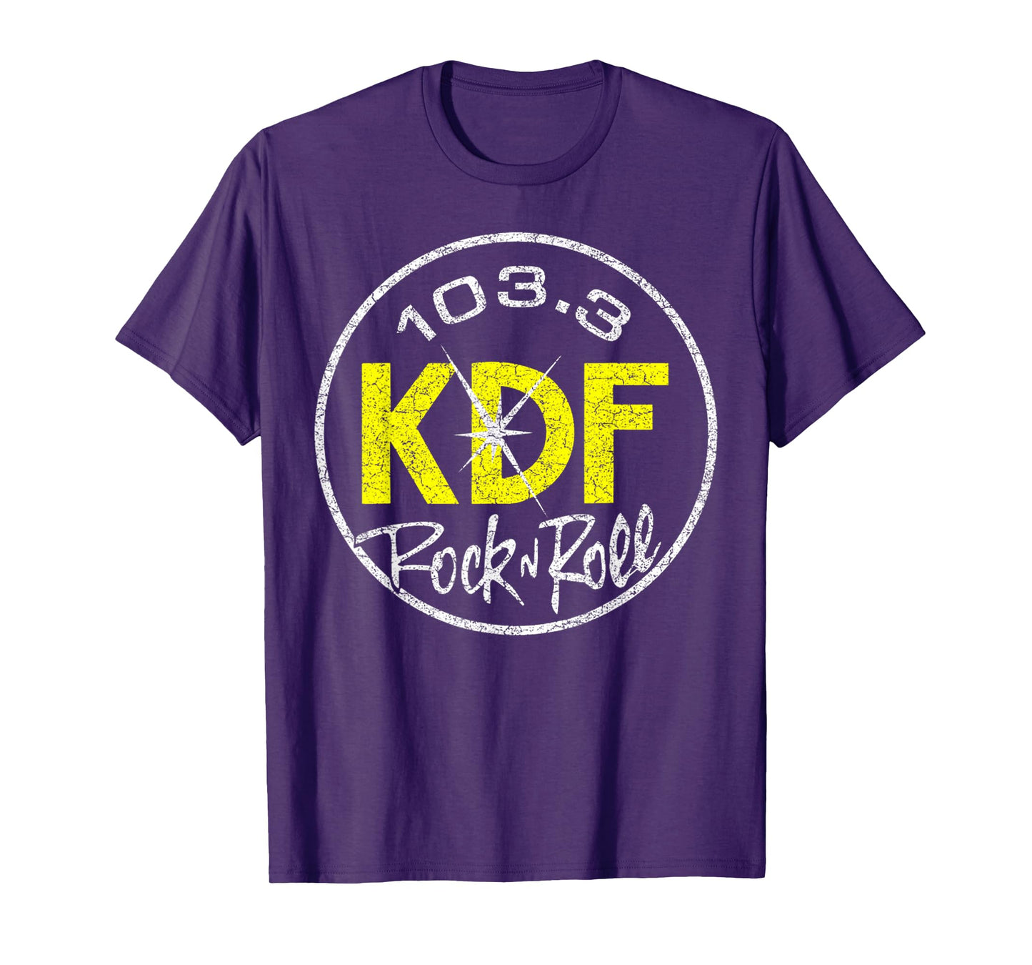 Vintage Graphic 103 KDF Retro Music Rock & Roll Lover Gift T-Shirt
