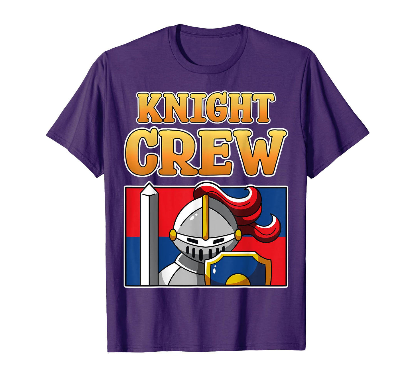 Knight Crew Kids Birthday Medieval Armor Theme Family Party T-Shirt