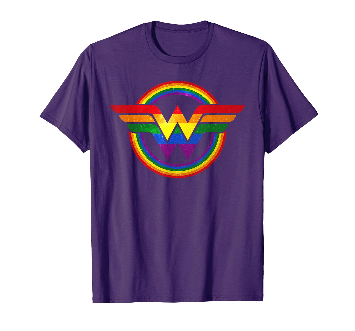 Wonder Pride Gay Hero Proud Ally LGBTQ Rainbow Flag T-Shirt