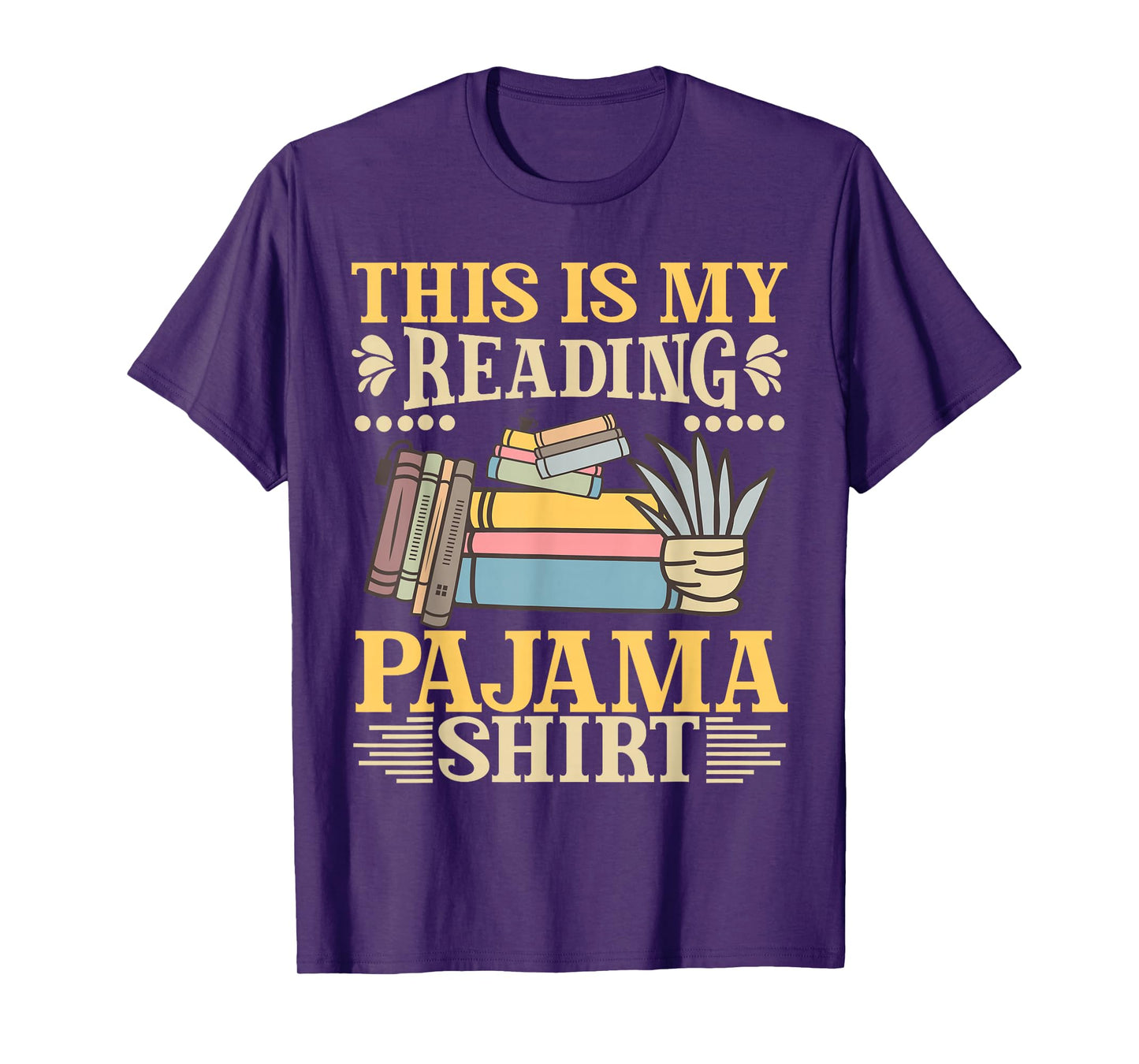 Book And Pajama This Is My Reading Pajama Bedtime Reading T-Shirt