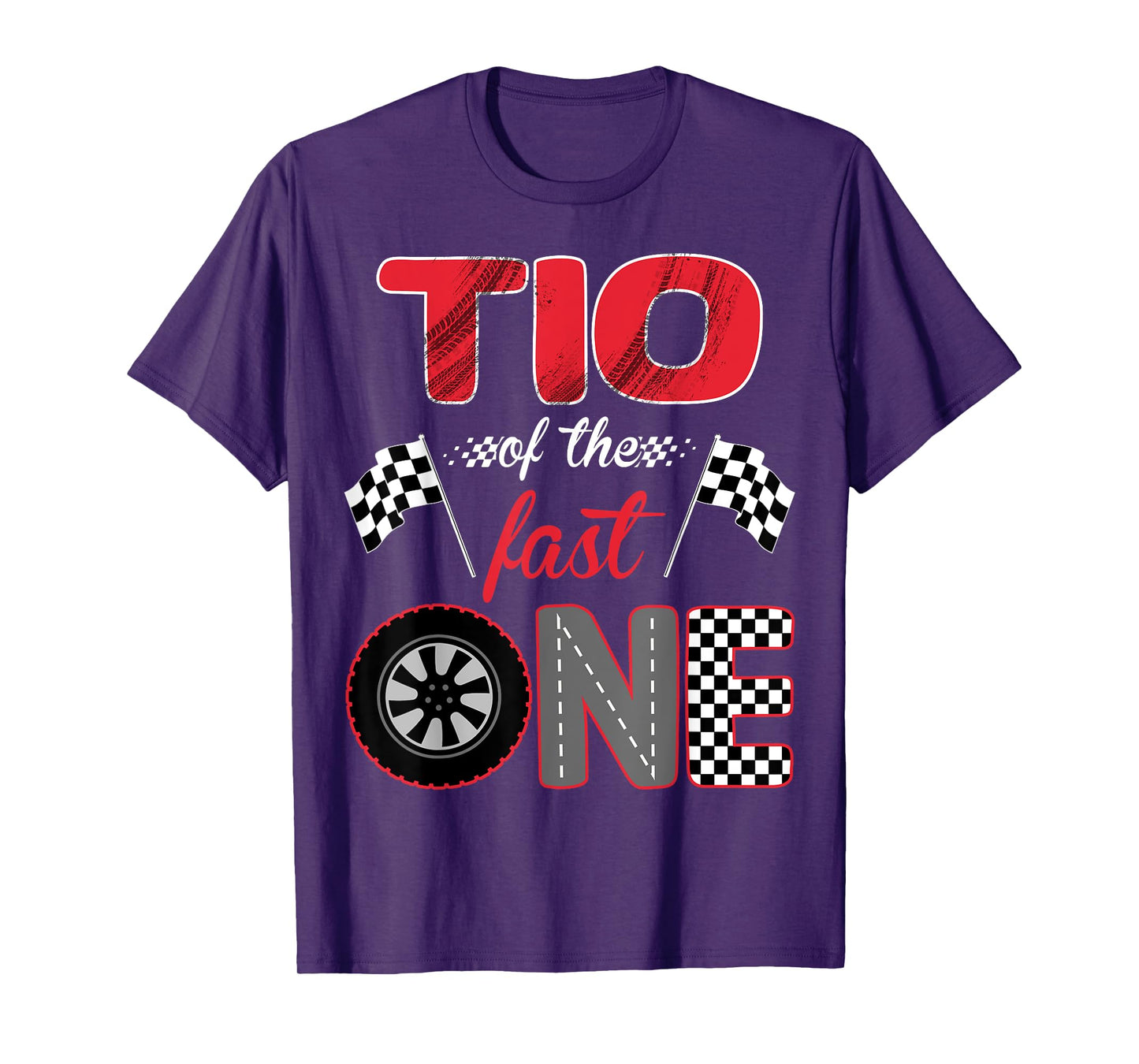 Tio Of The Fast One Birthday 1st Race Car Family T-Shirt