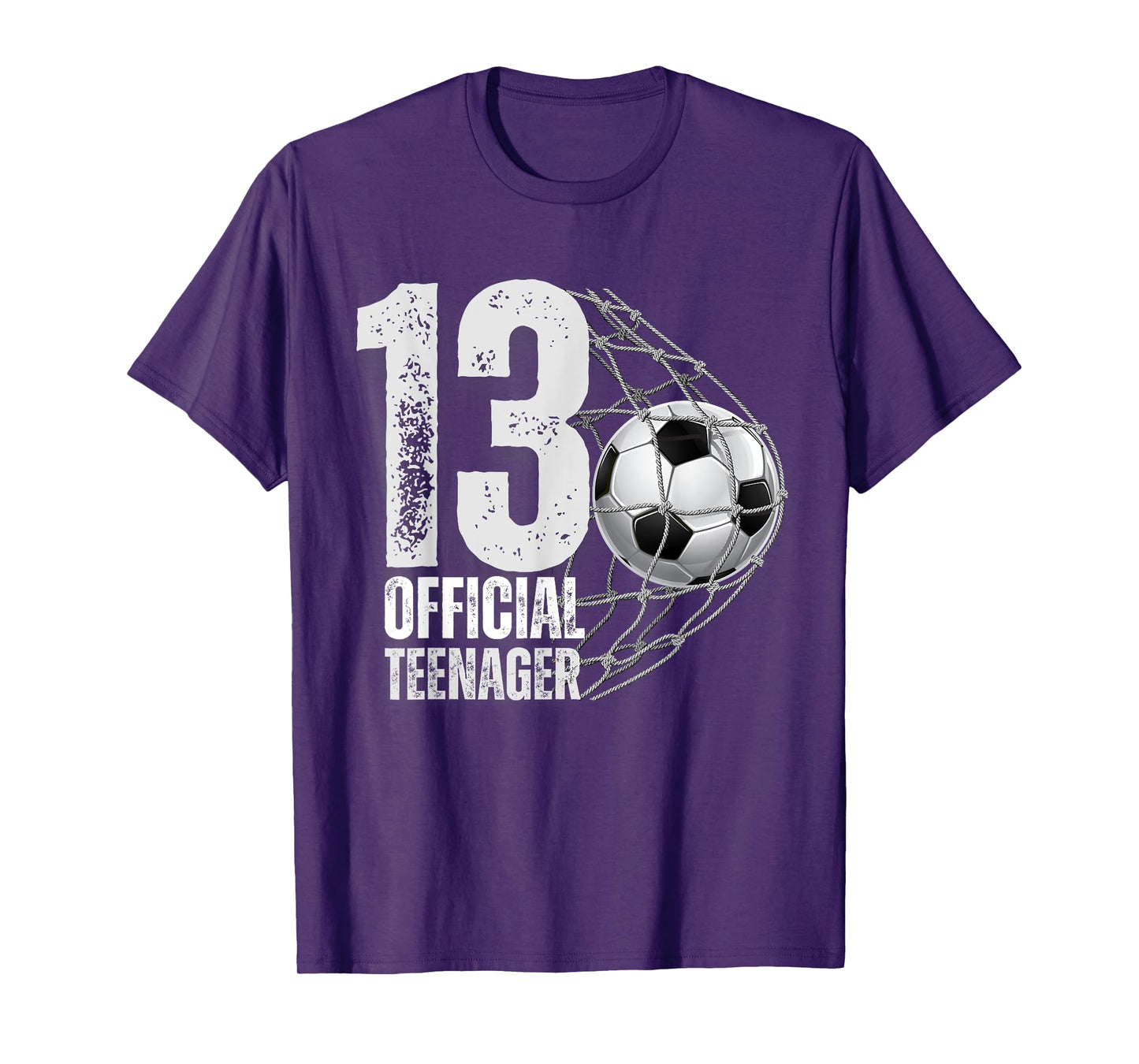 13 Years Official Teenager Soccer 13th Birthday Boys Girls T-Shirt