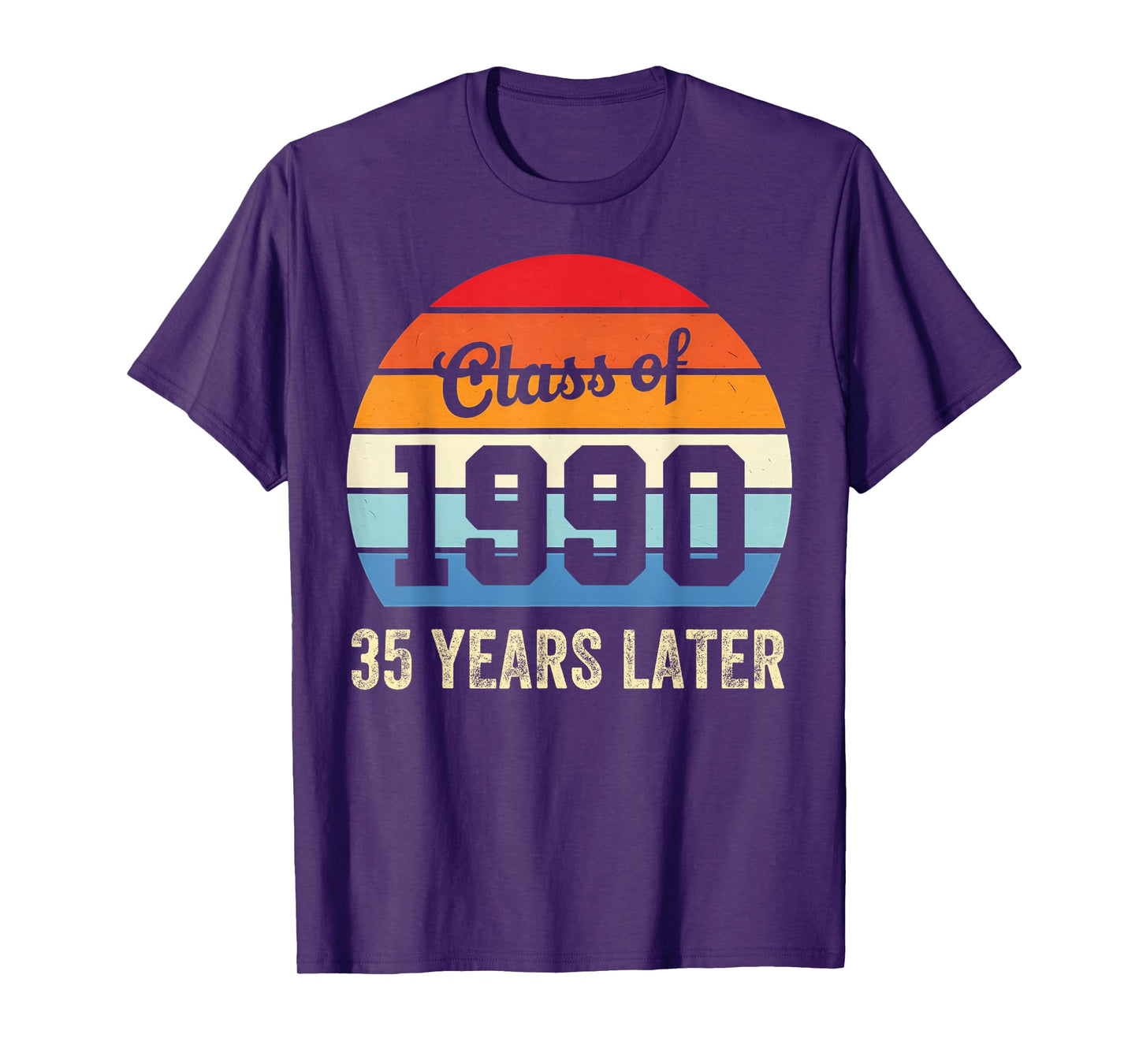Vintage Class Of 1990 35 Years Later Reunion 35th Graduation T-Shirt