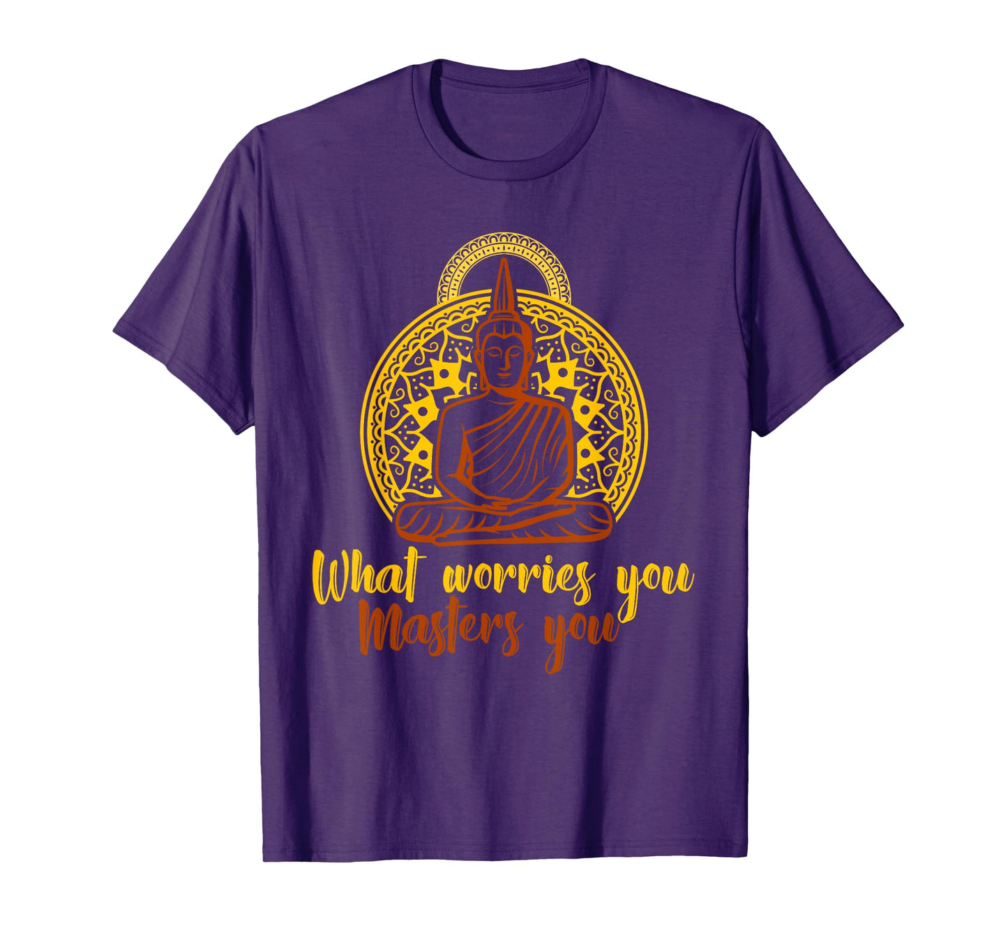 Worry Meditation Zen Yoga Meditation Buddha Mantra T-Shirt