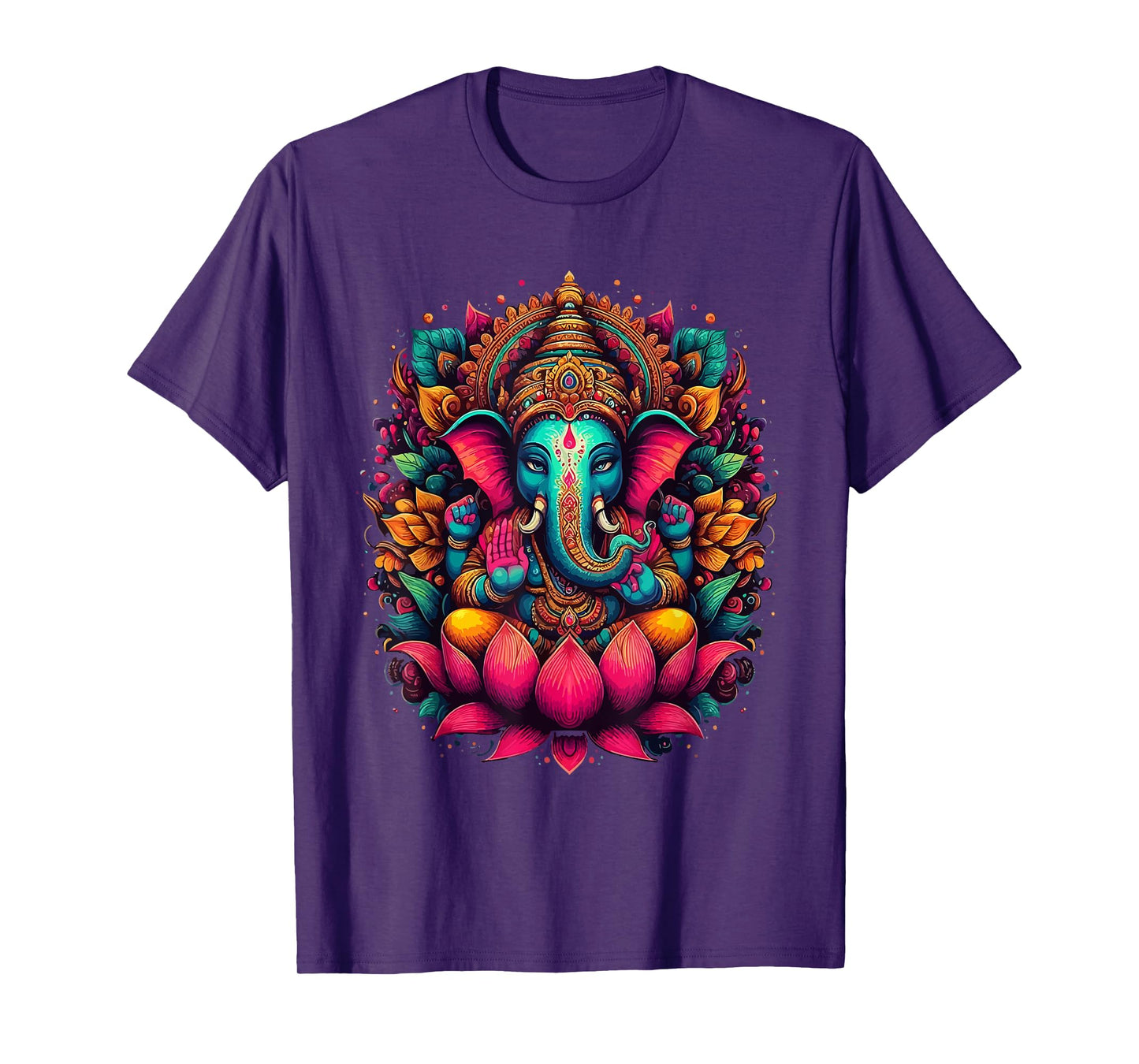 Meditation Yoga Ganesh Hindu God Namaste Tees Ganesh Symbol Yoga Hindu Elephant God Ganesha Puja T-Shirt