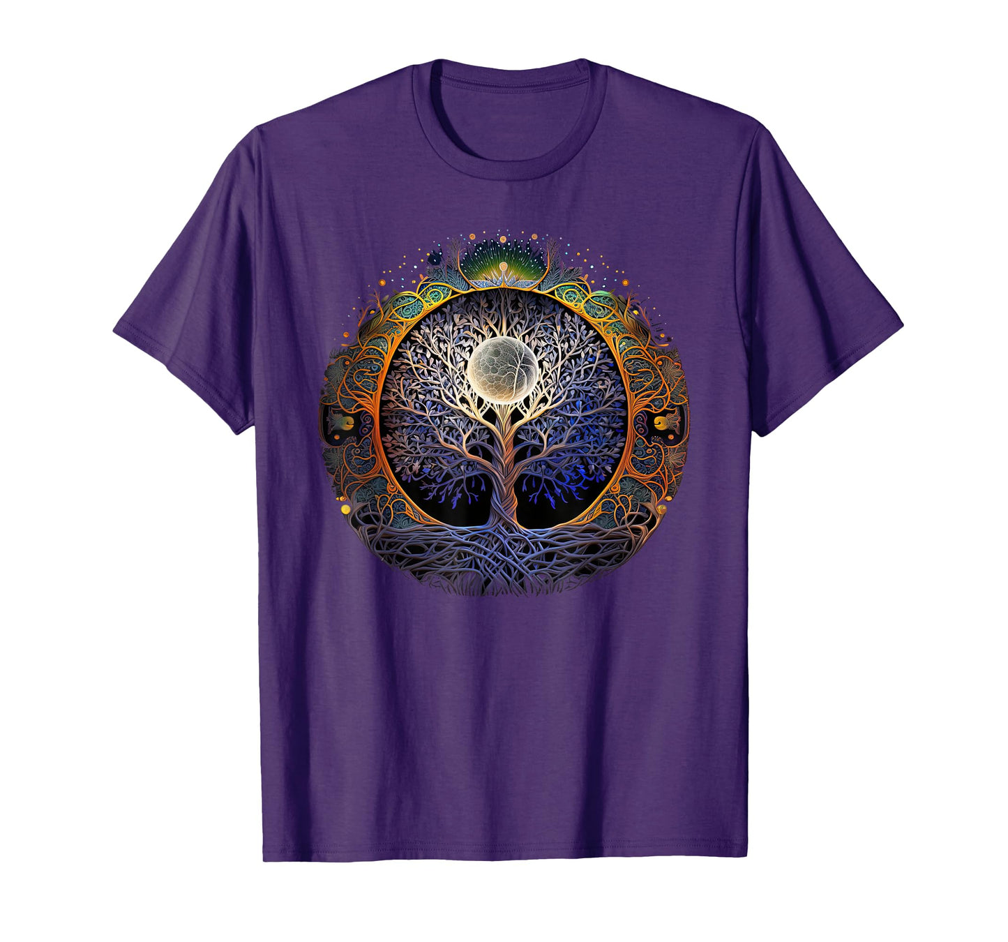 Tree Of Life Yoga Zen Namaste Meditation T-Shirt