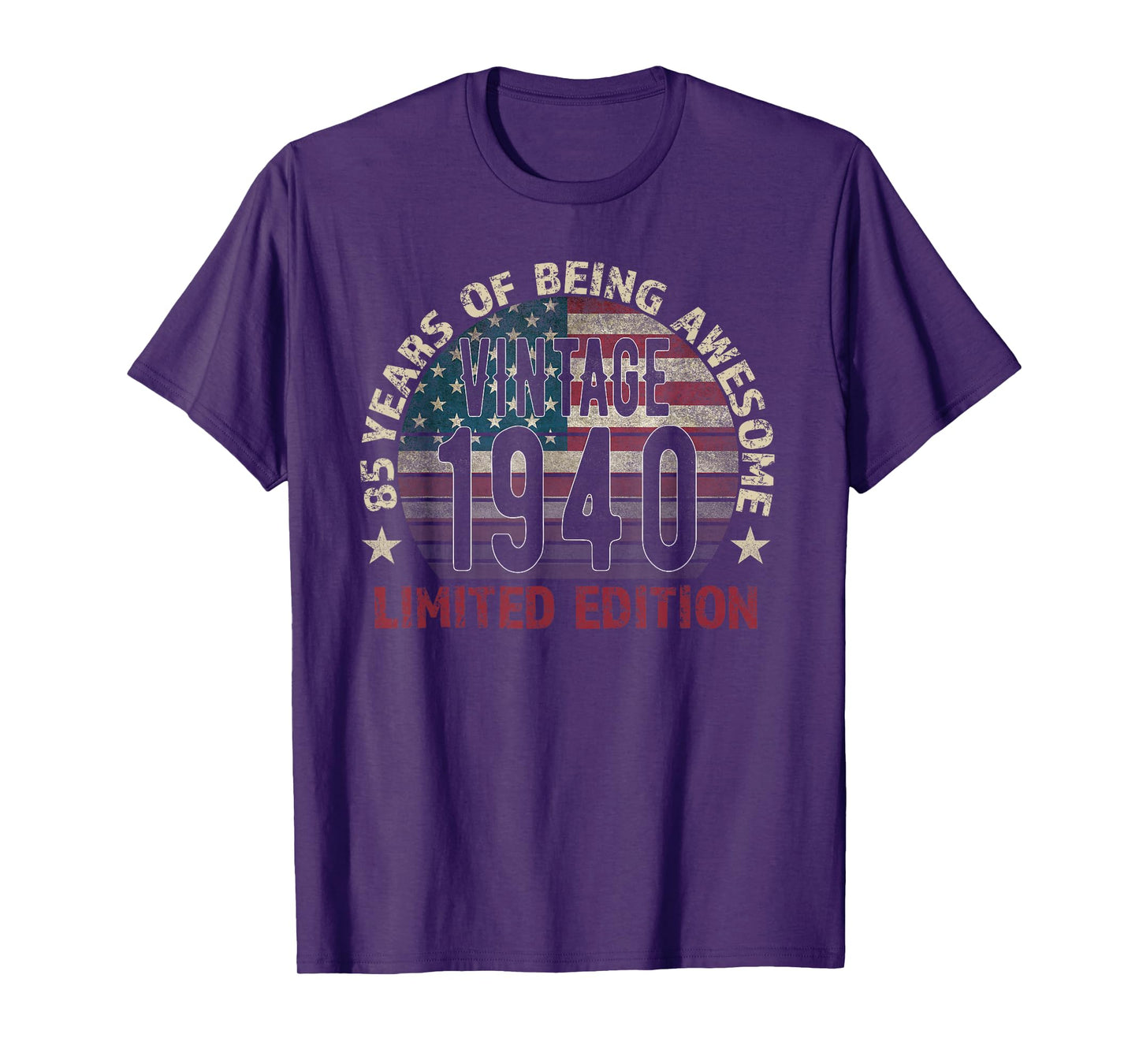 85th Birthday Gift men Vintage born 1940 turning 85 Year Old T-Shirt